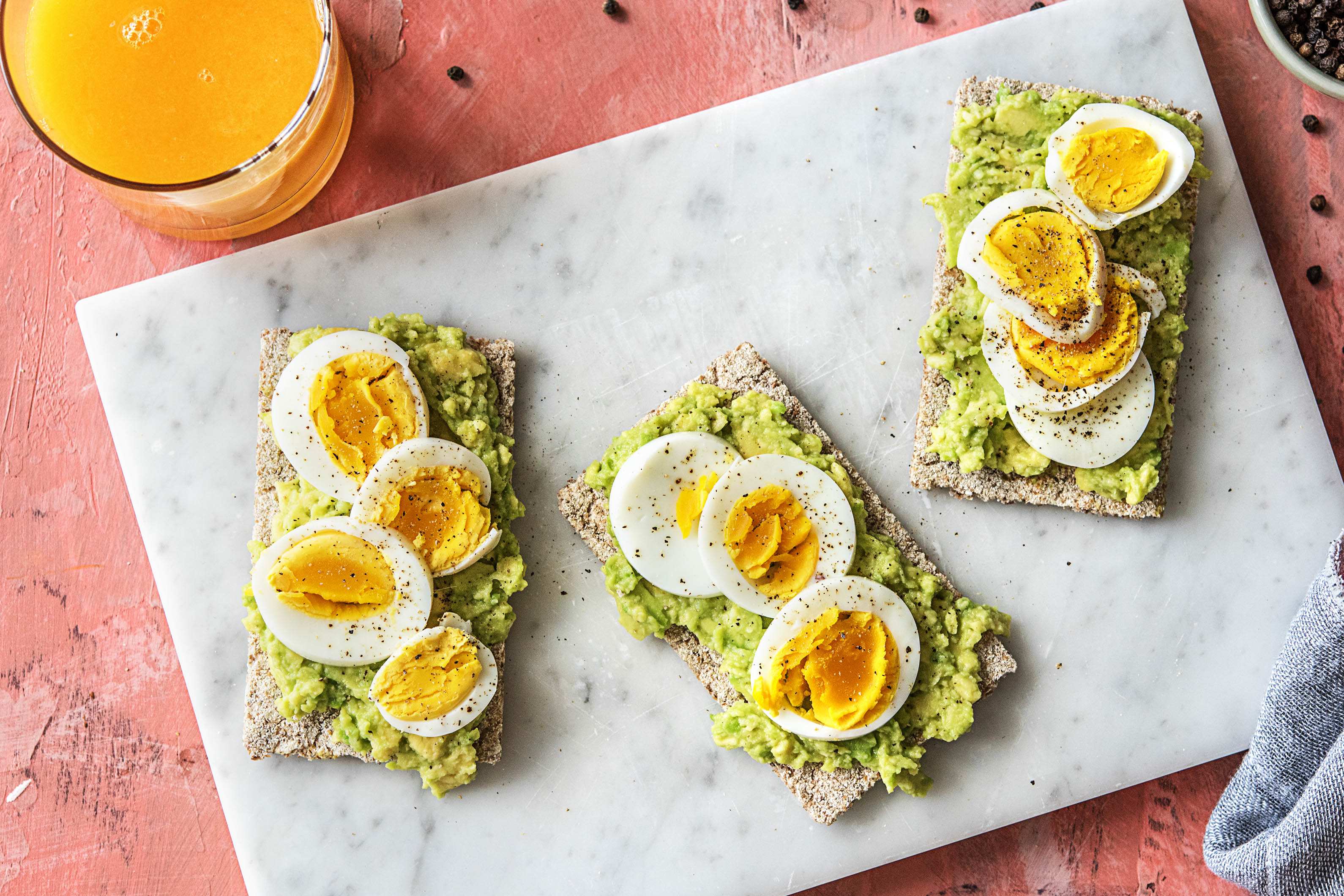 Speltcrackers met avocado