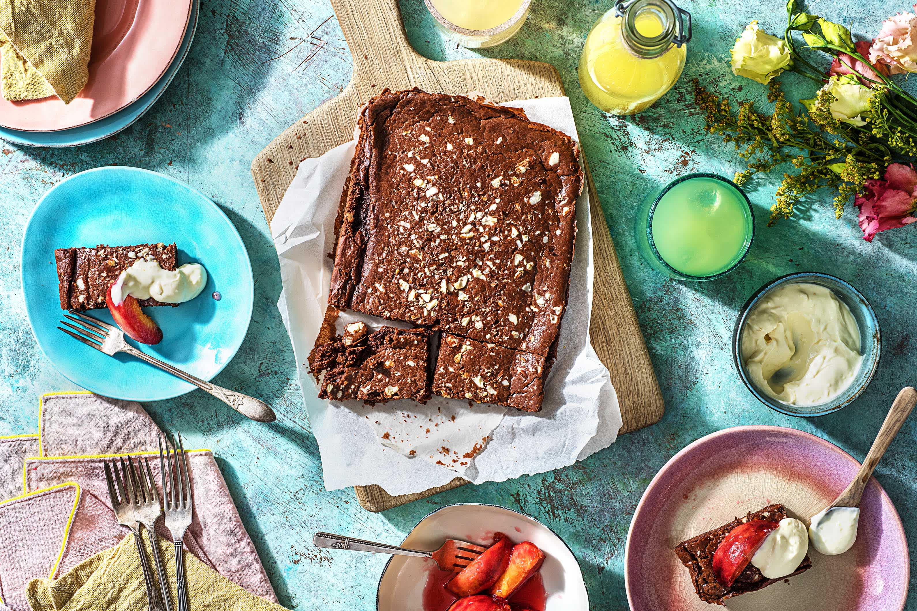 Schoko-Bohnen-Brownie