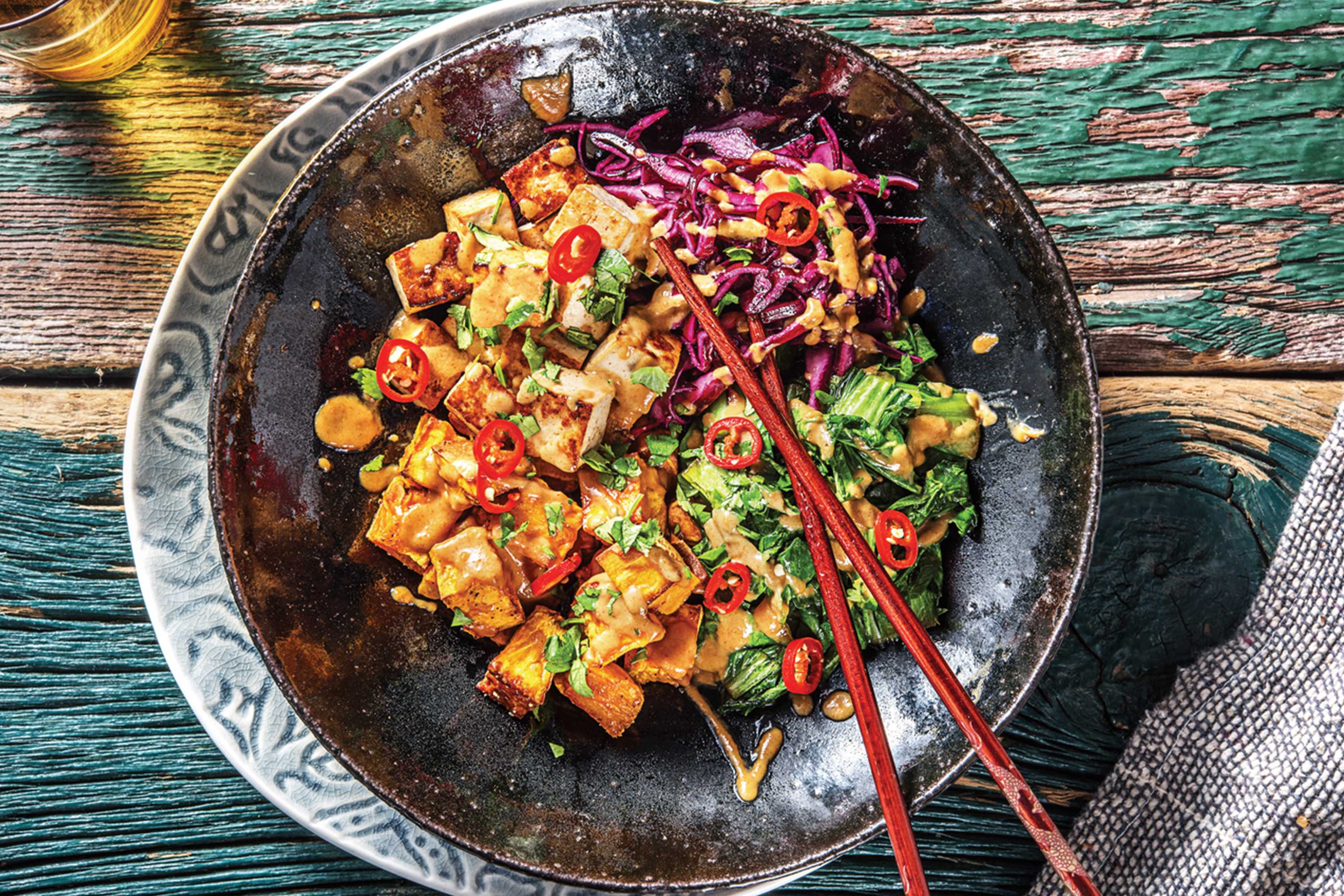 Tofu Buddha Bowl