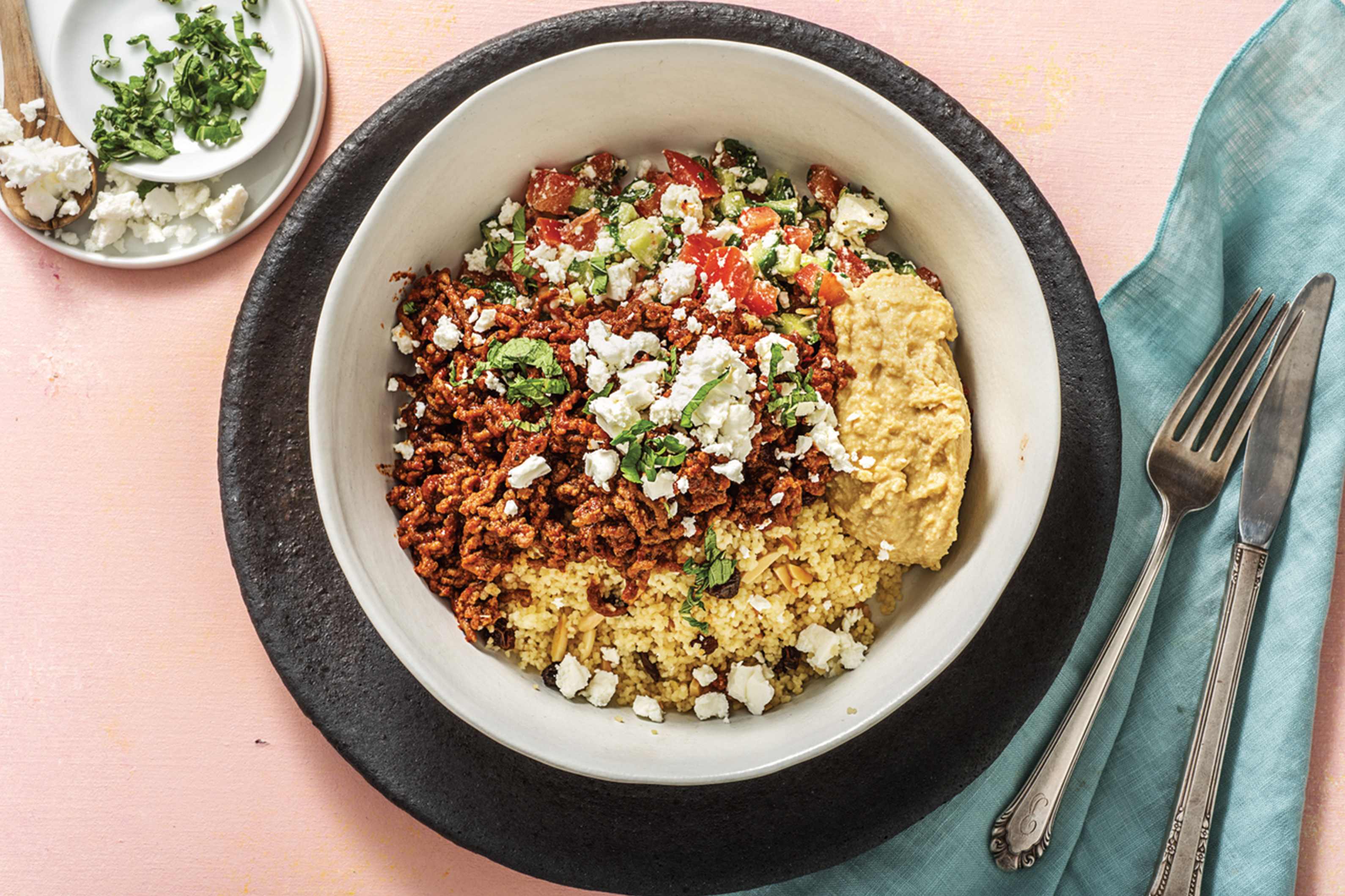 Moroccan Spiced Beef & Feta