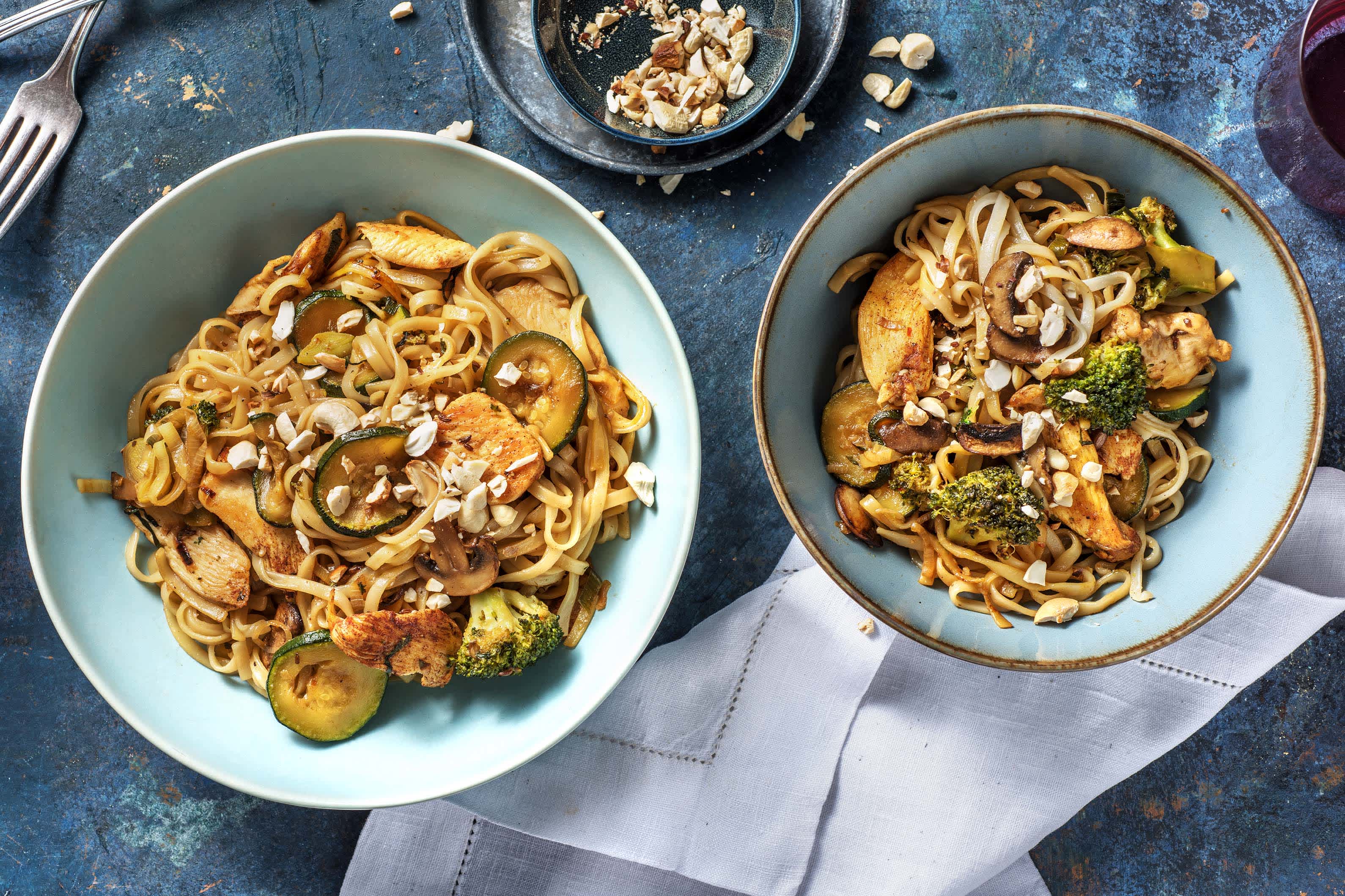 Wok express au poulet à la japonaise