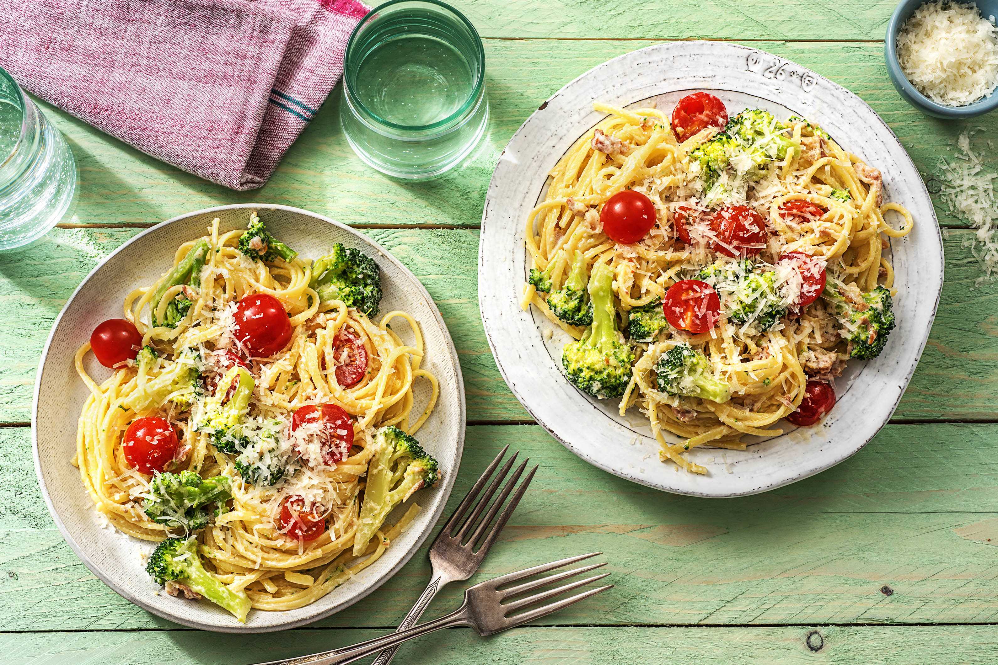 Blitzschnelle Pasta nach Carbonara-Art