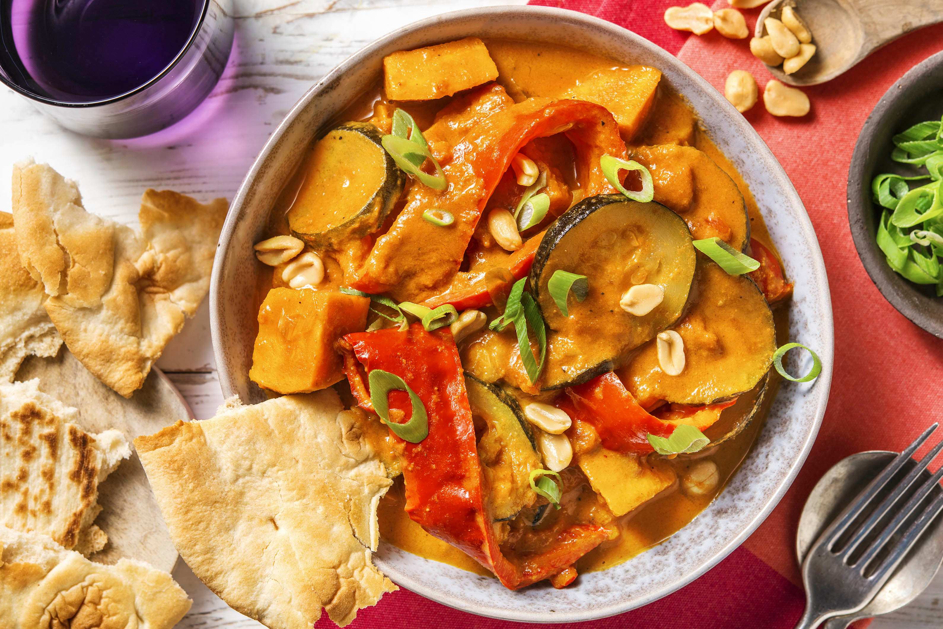 Veganes Süsskartoffelcurry
