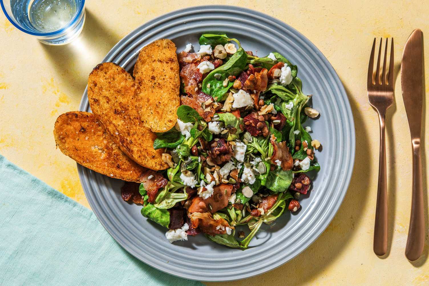 Rote-Beete-Salat mit Bacon