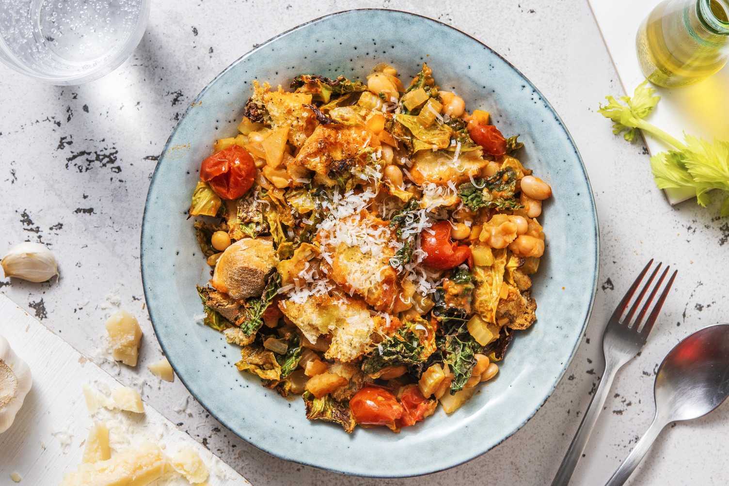 Ragoût de légumes toscans au chou frisé