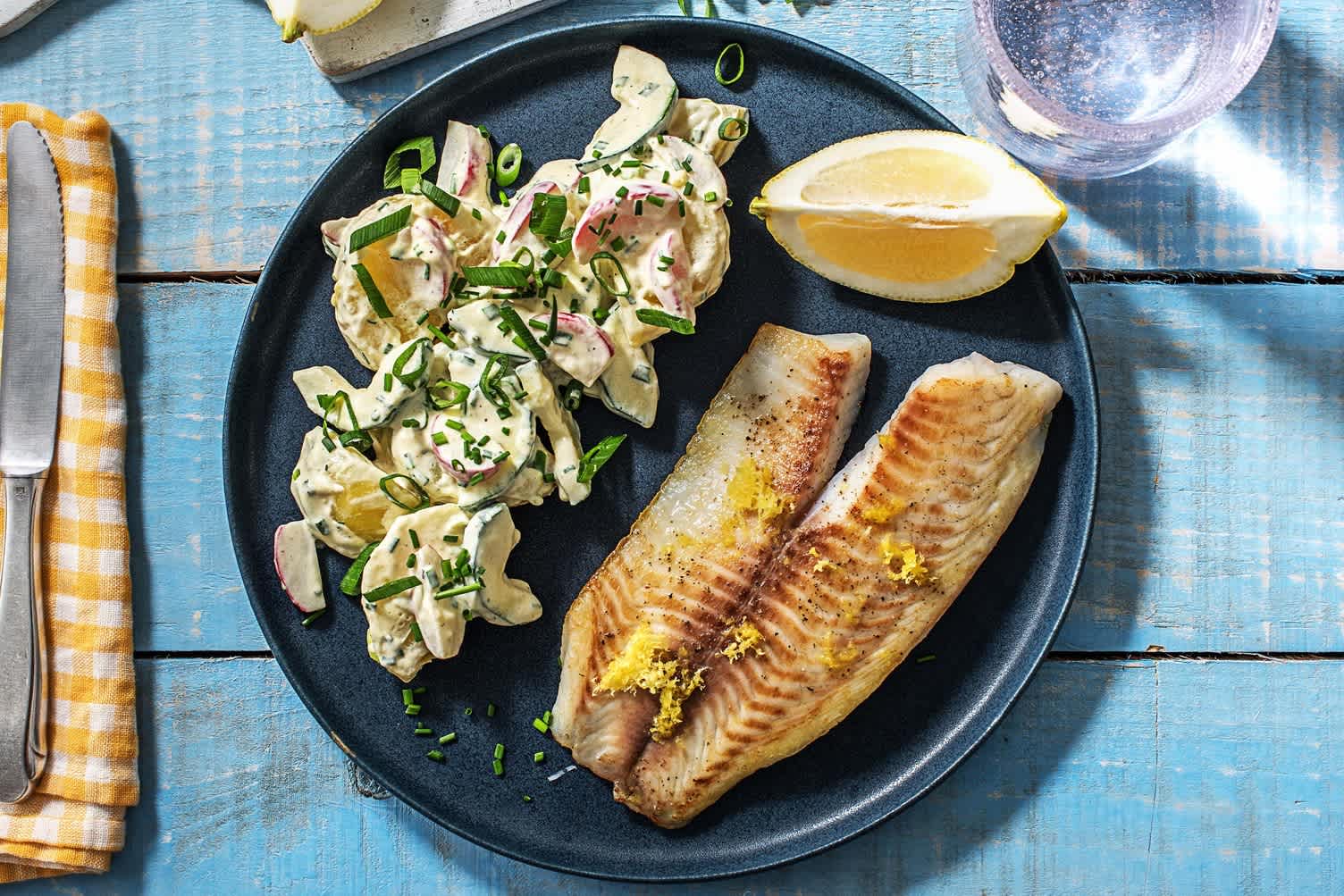 Zitroniges Fischfilet