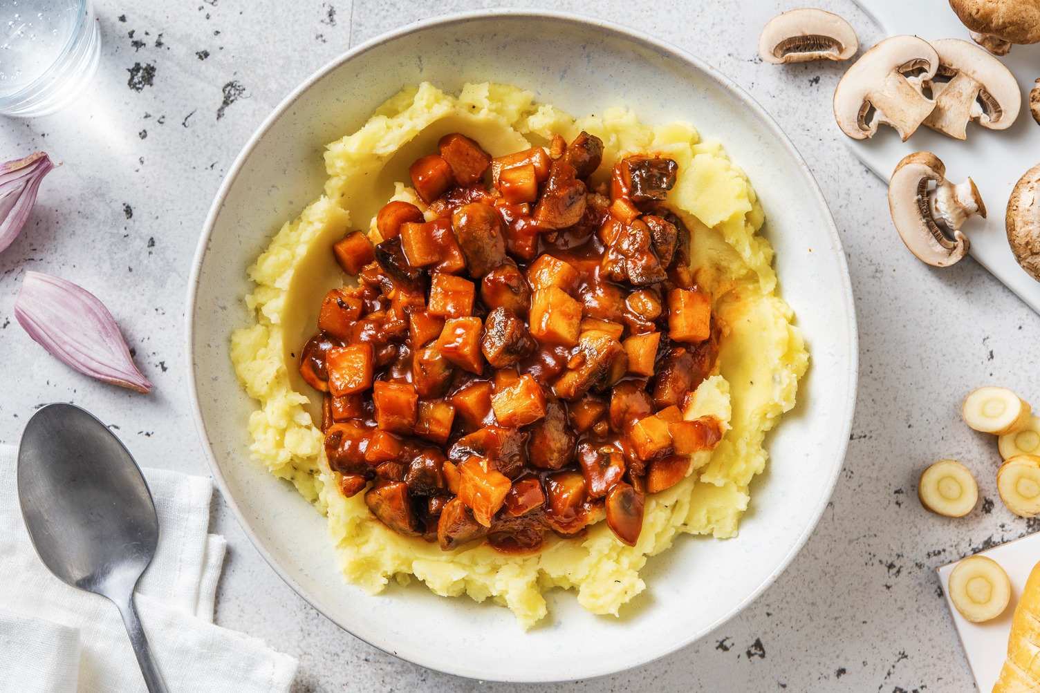 Mijoté végétarien au chutney de canneberges