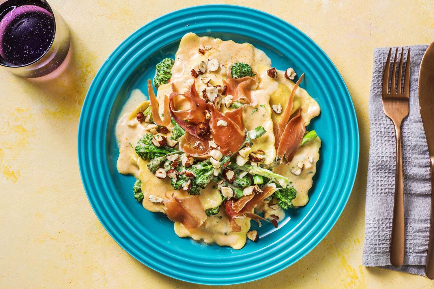 Maxi-Ravioli mit Pilzfüllung