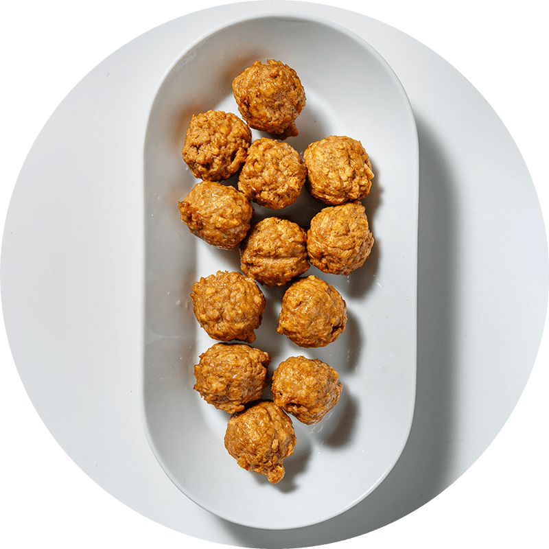 Veggie balletjes als extra