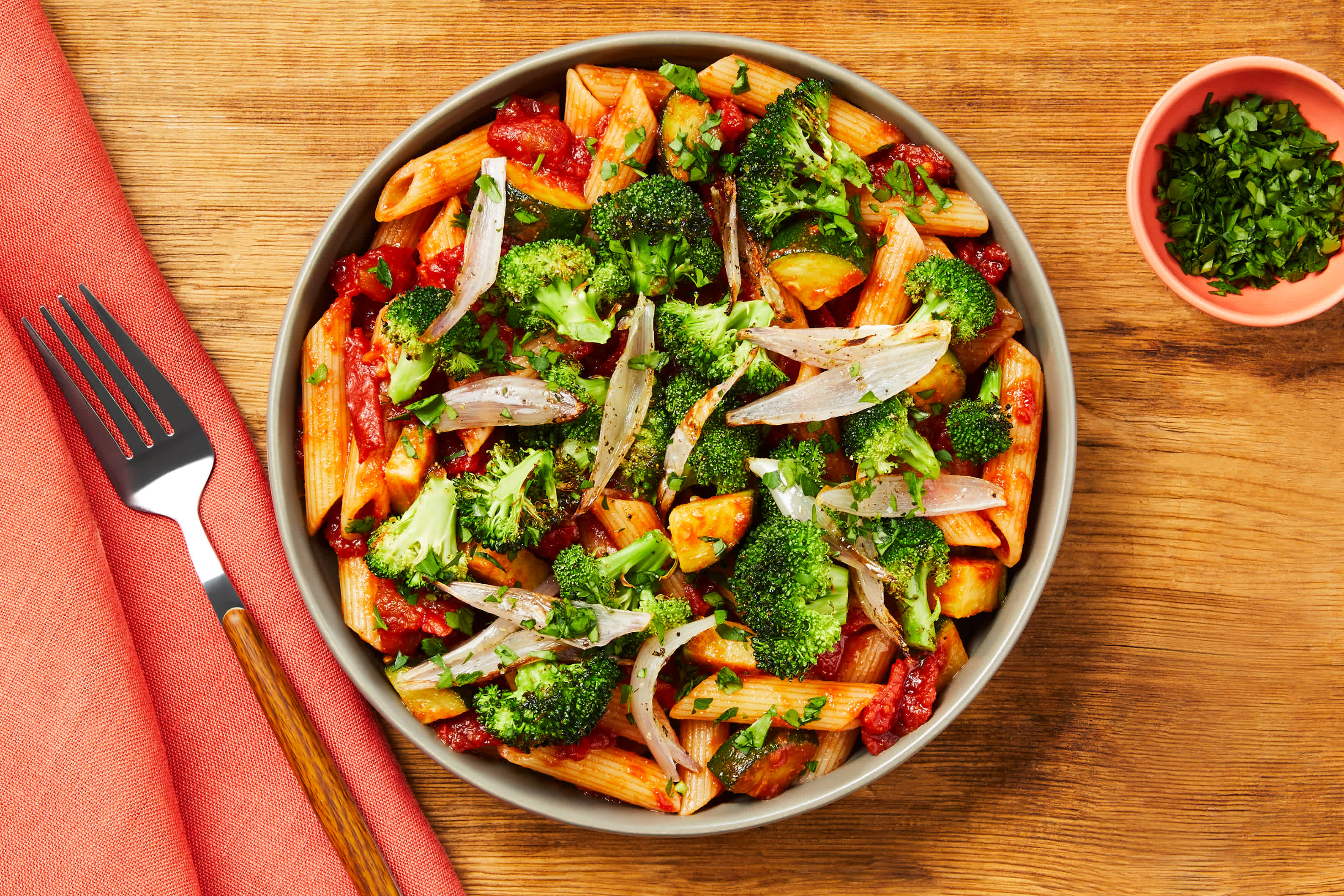 Organic Chicken, Broccoli & Zucchini Pasta