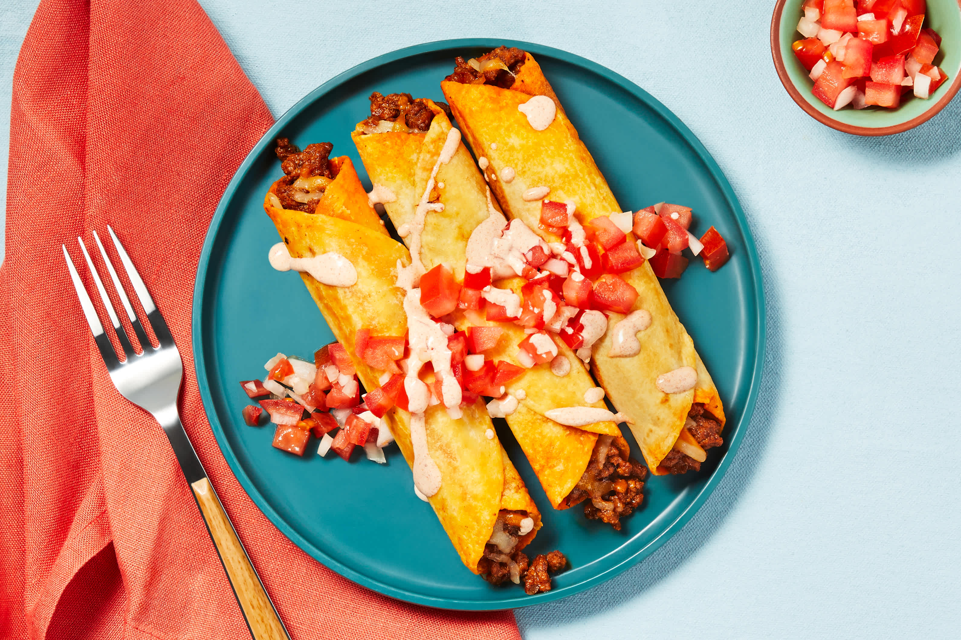 Organic Beef Flautas Supreme