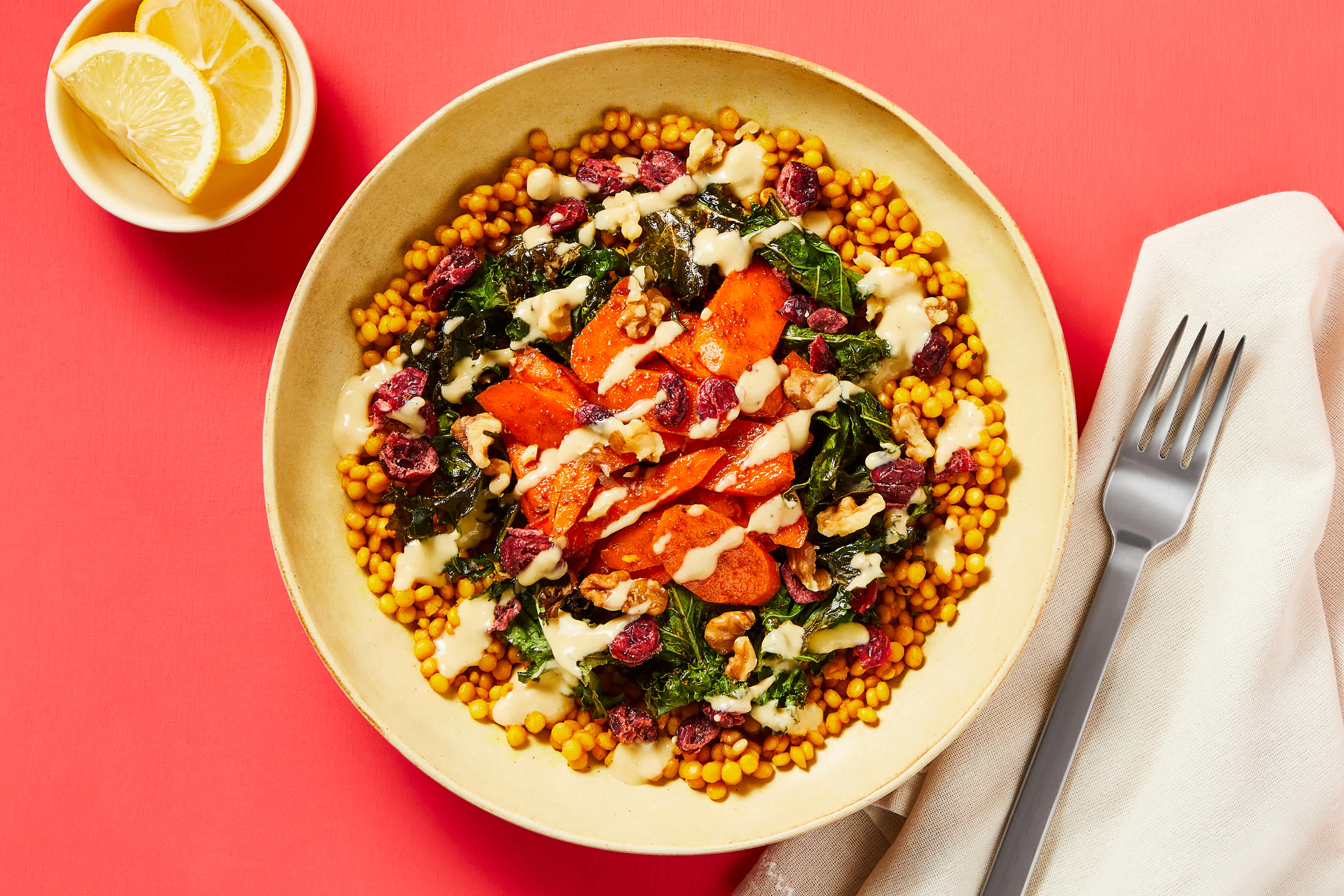 Salmon & Maple Carrot Power Bowls