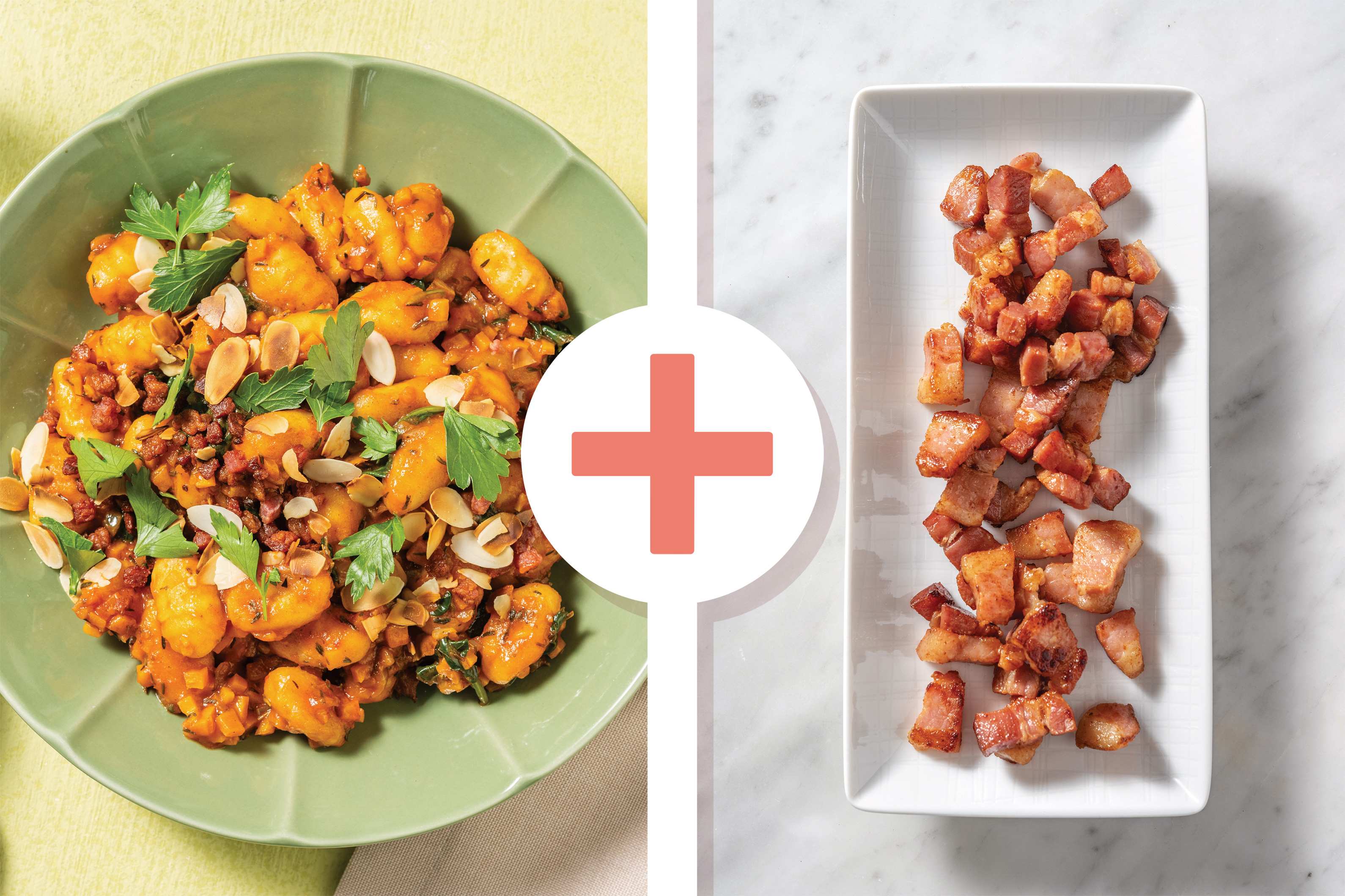 Double Plant-Based Crispy Bac'n Gnocchi