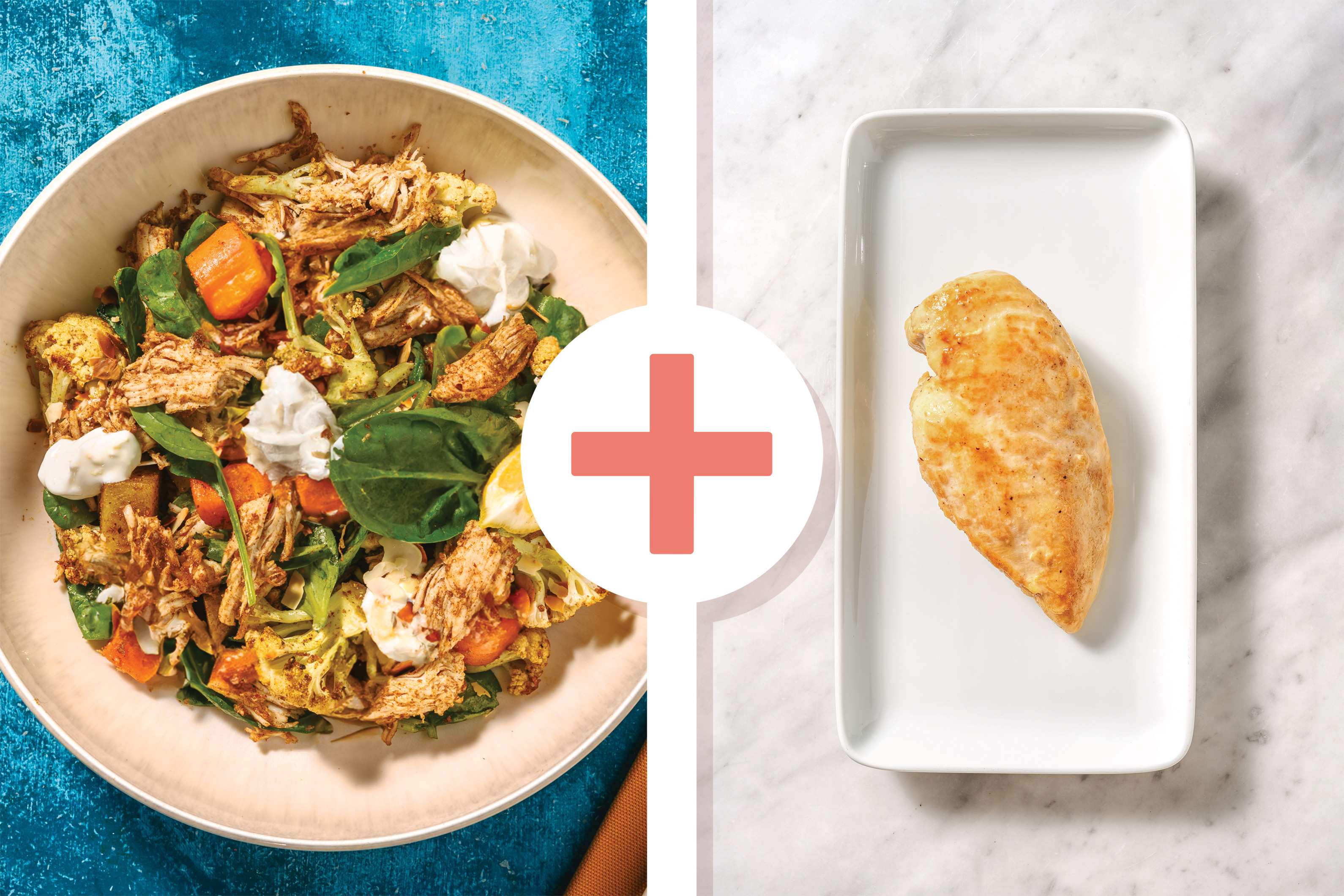 Double Mumbai Chicken & Spiced Roast Veggies