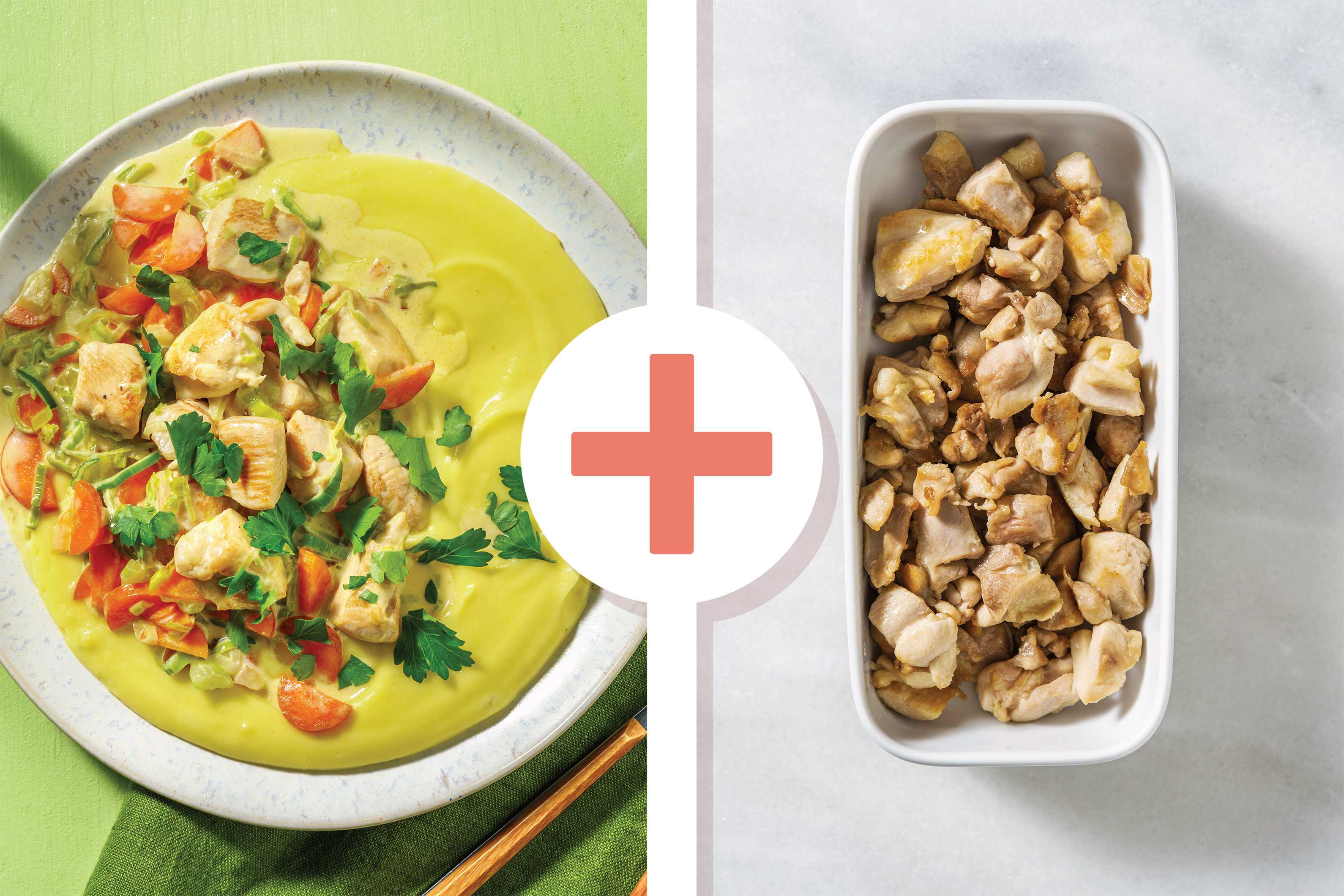 Creamy Double Chicken & Leek Casserole