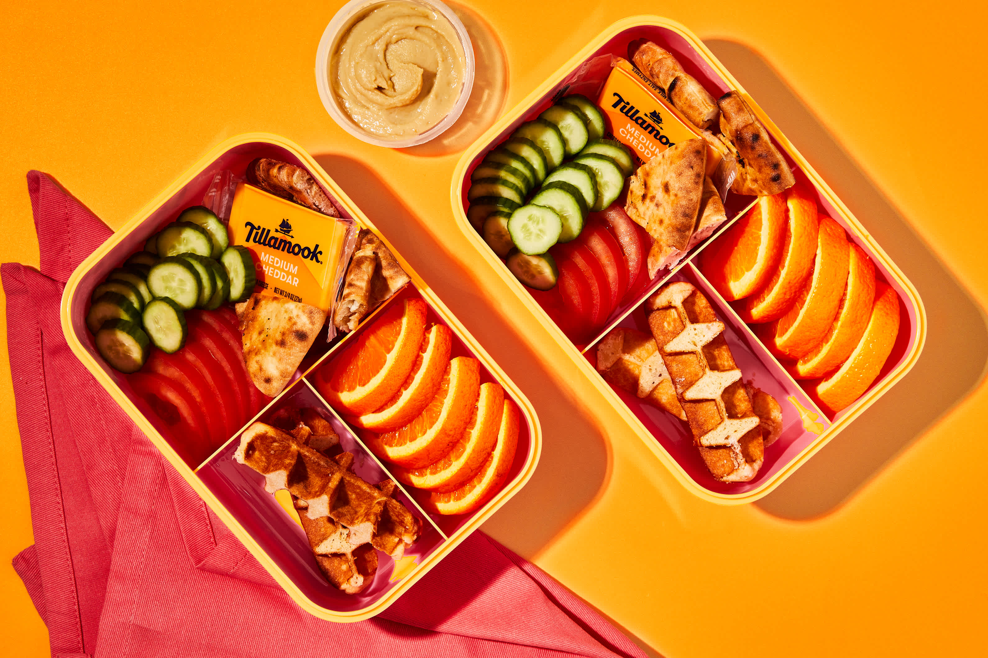 Kid’s Hummus & Pita Chip Snack Board