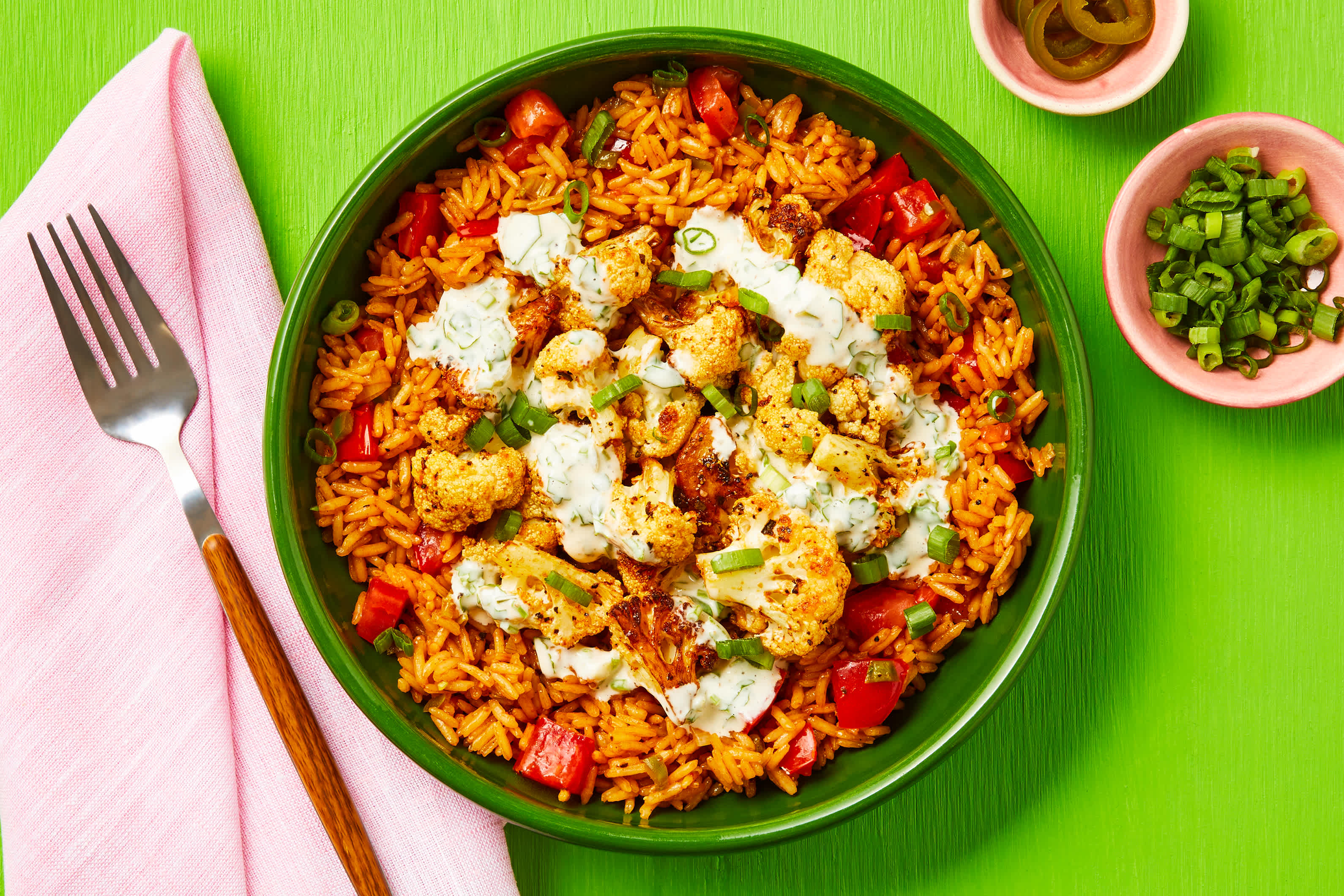 Spicy Peruvian Cauli & Turkey Bowls