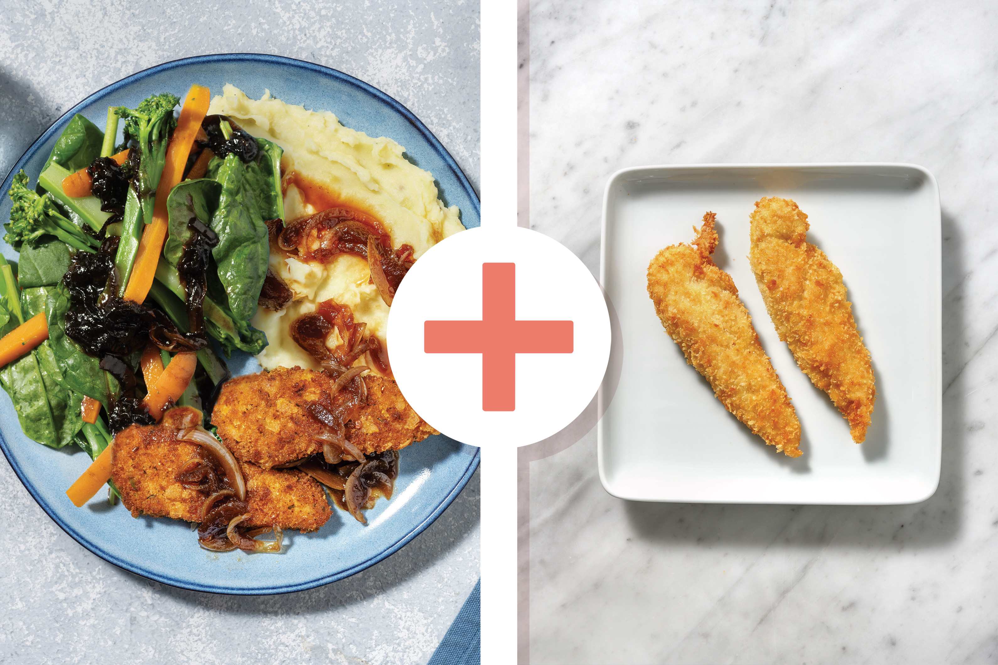 Double Plant-Based Chick'n & Potato Mash
