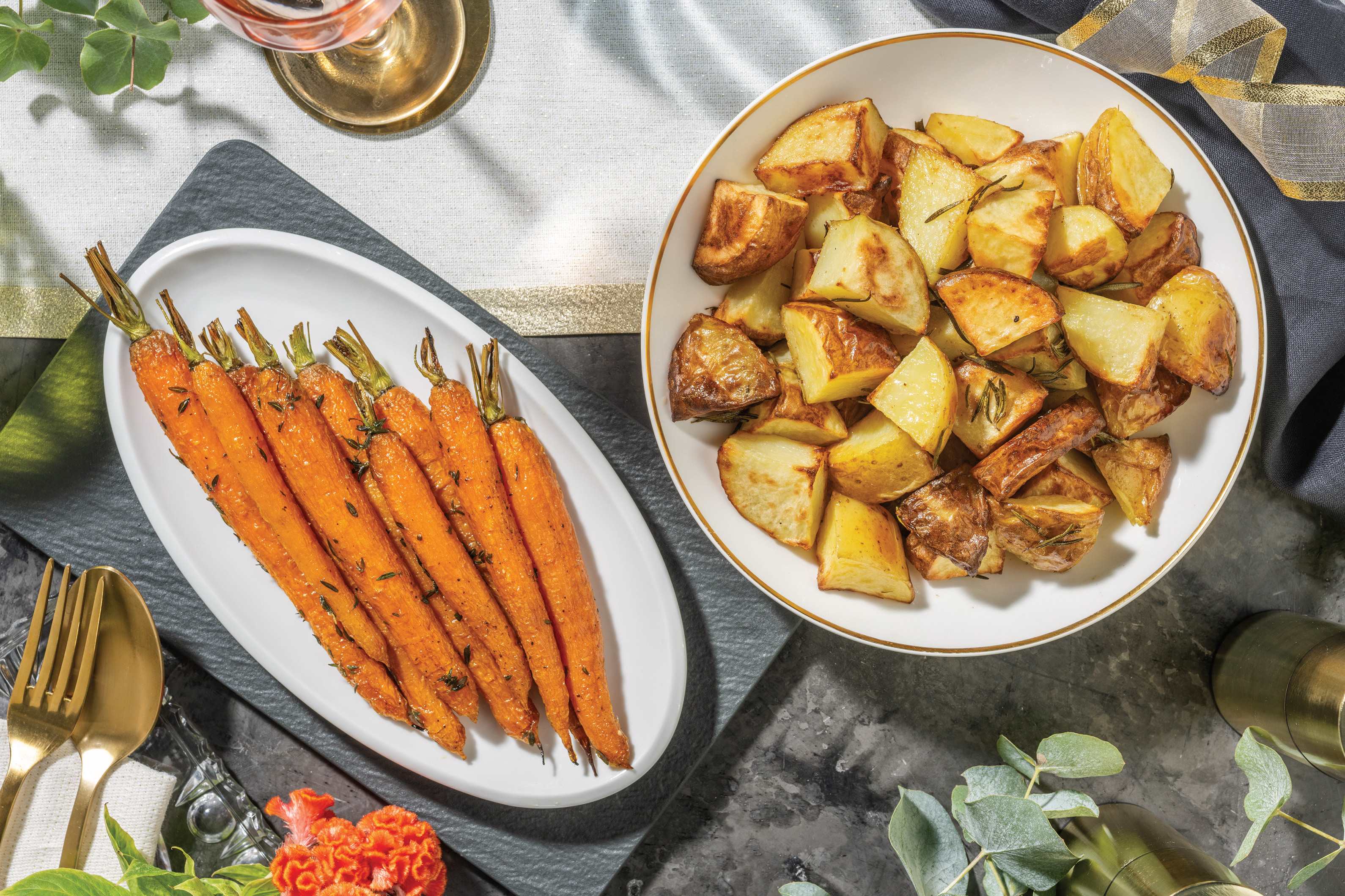 Truffled Garlic & Rosemary Potatoes