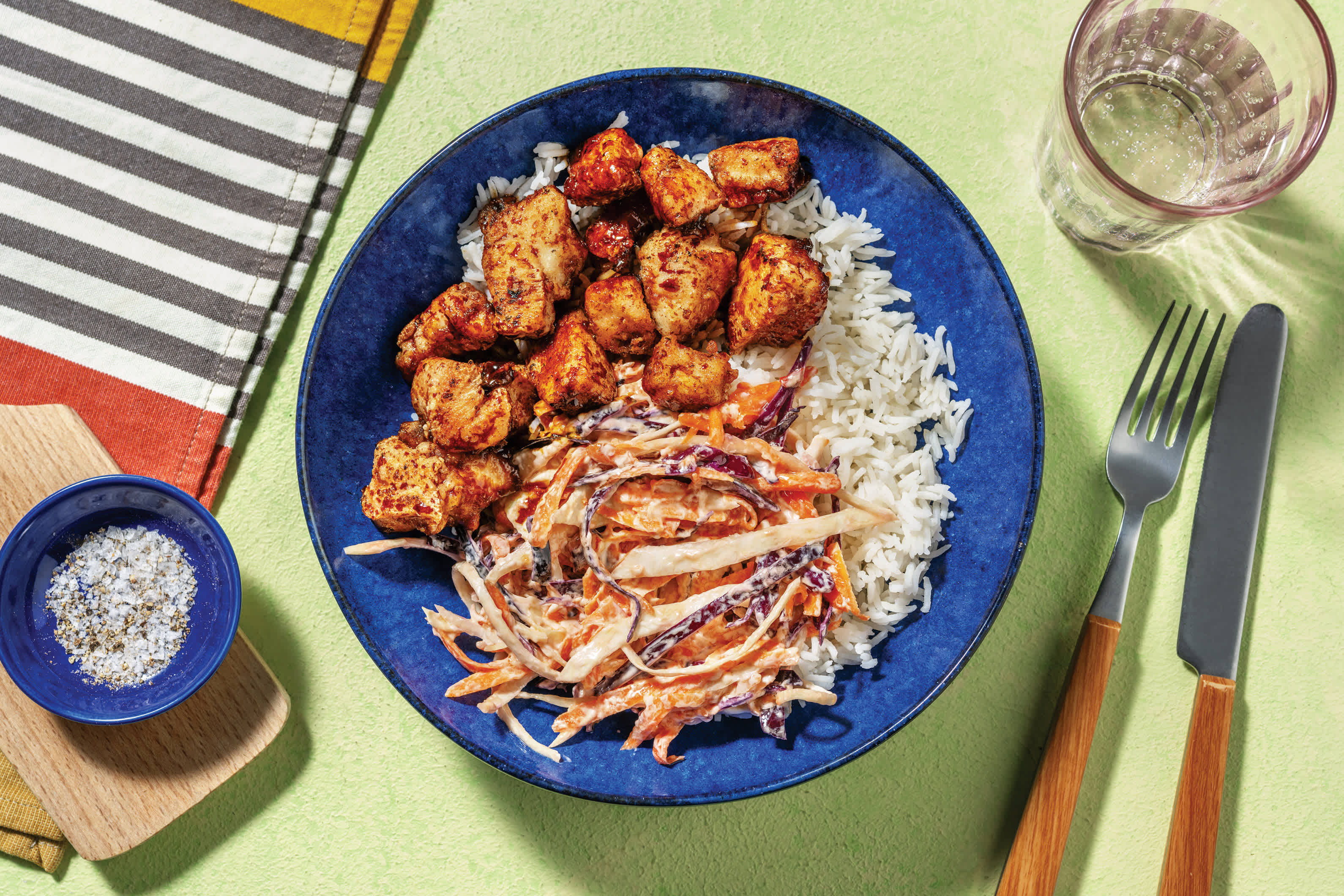 Quick Honey-Soy Crispy Chicken Bites