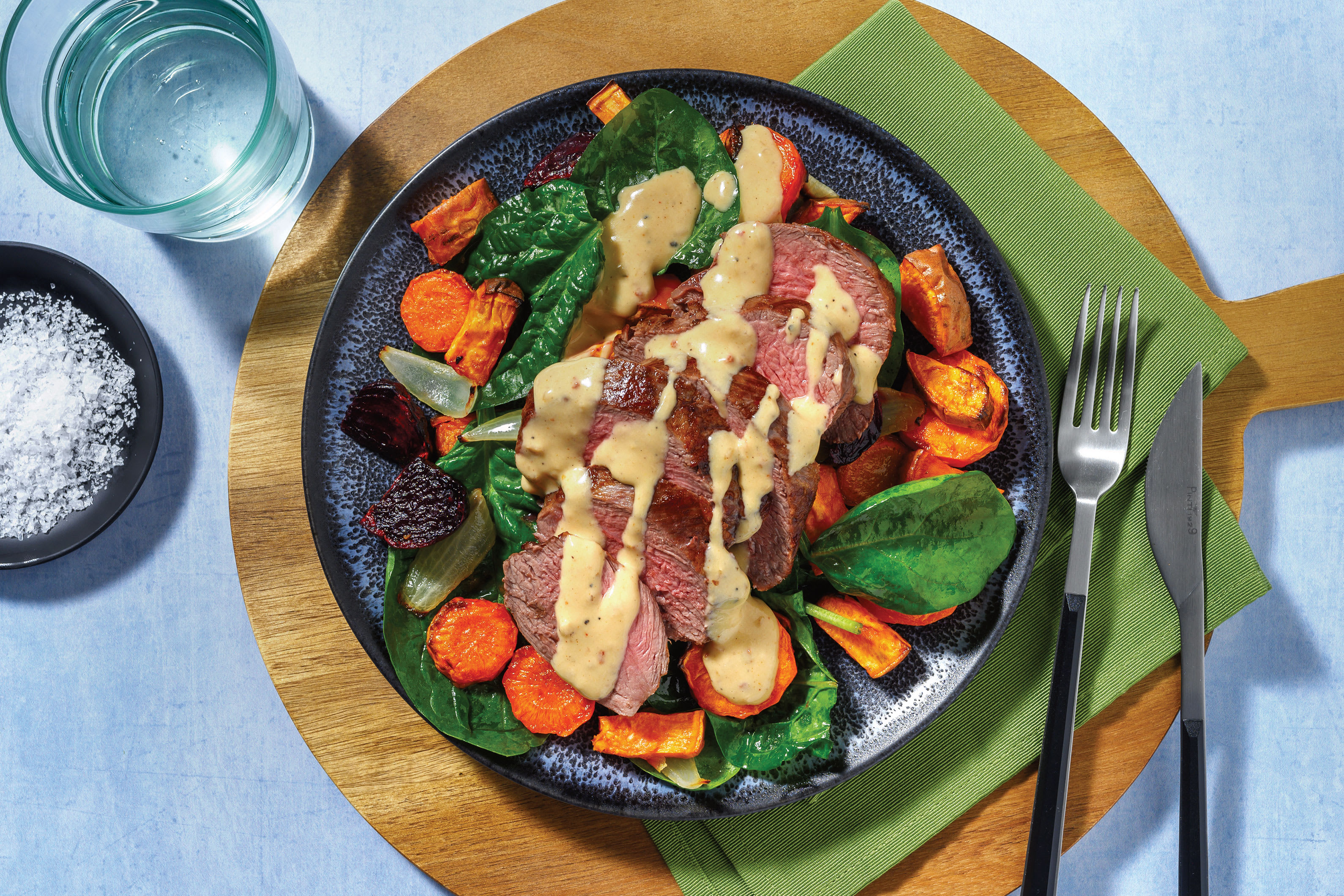 Double Lamb Rump & Mumbai Coconut Sauce