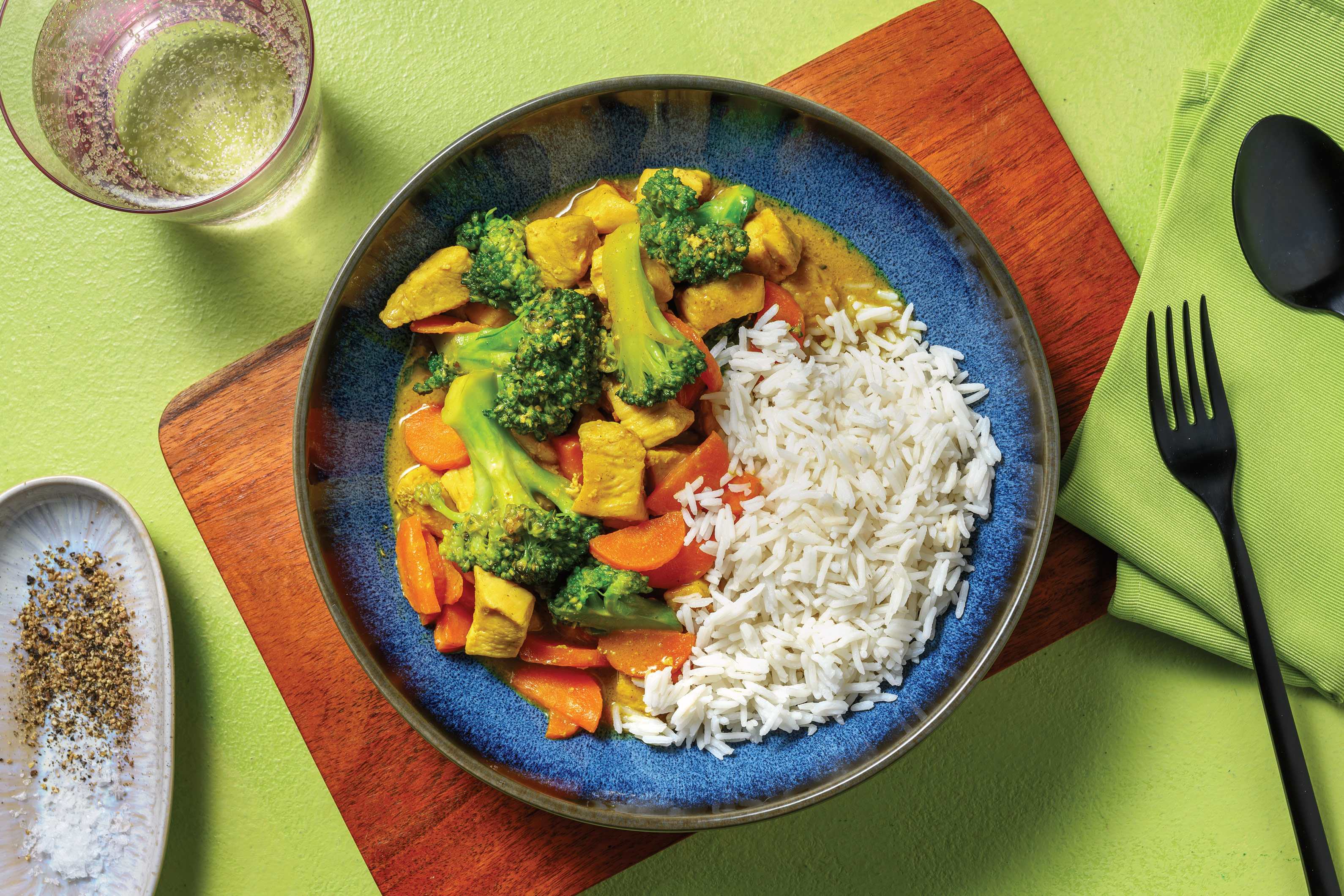 HelloHero: Satay Beef & Veggie Curry