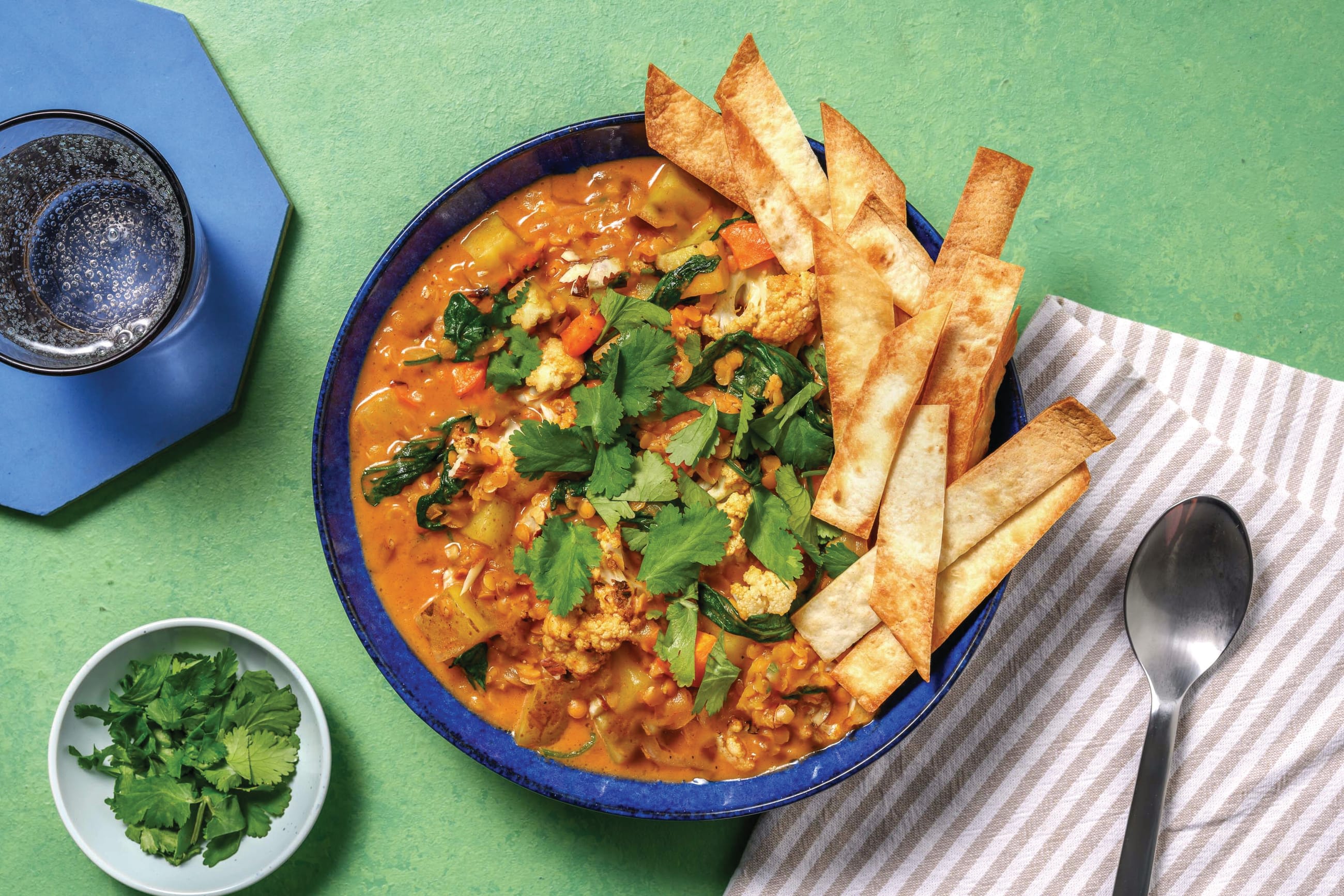 Mild Sambal Potato & Cauliflower Dhal