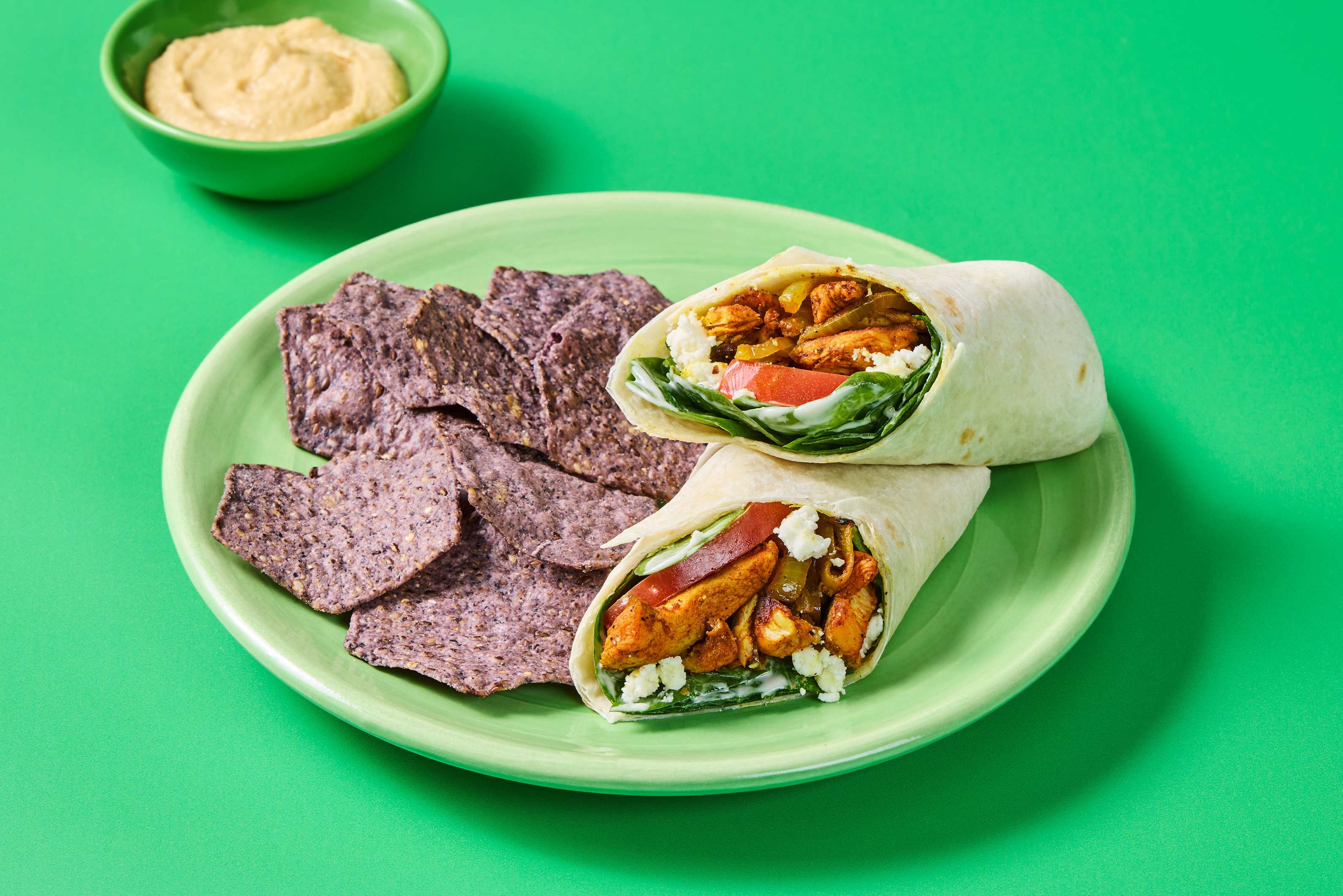 Feta Believe It Chicken Shawarma Wraps