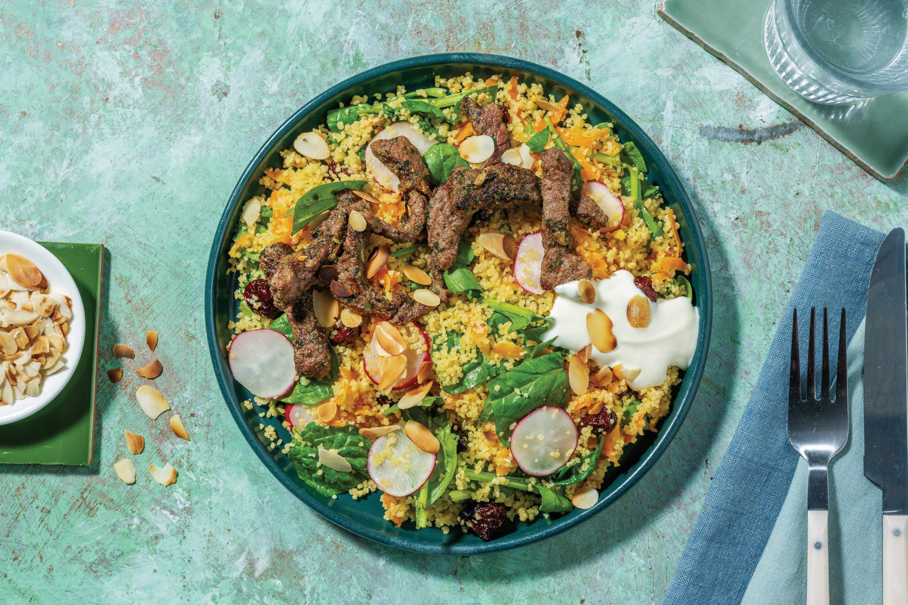 Spiced Beef Rump & Currant Couscous
