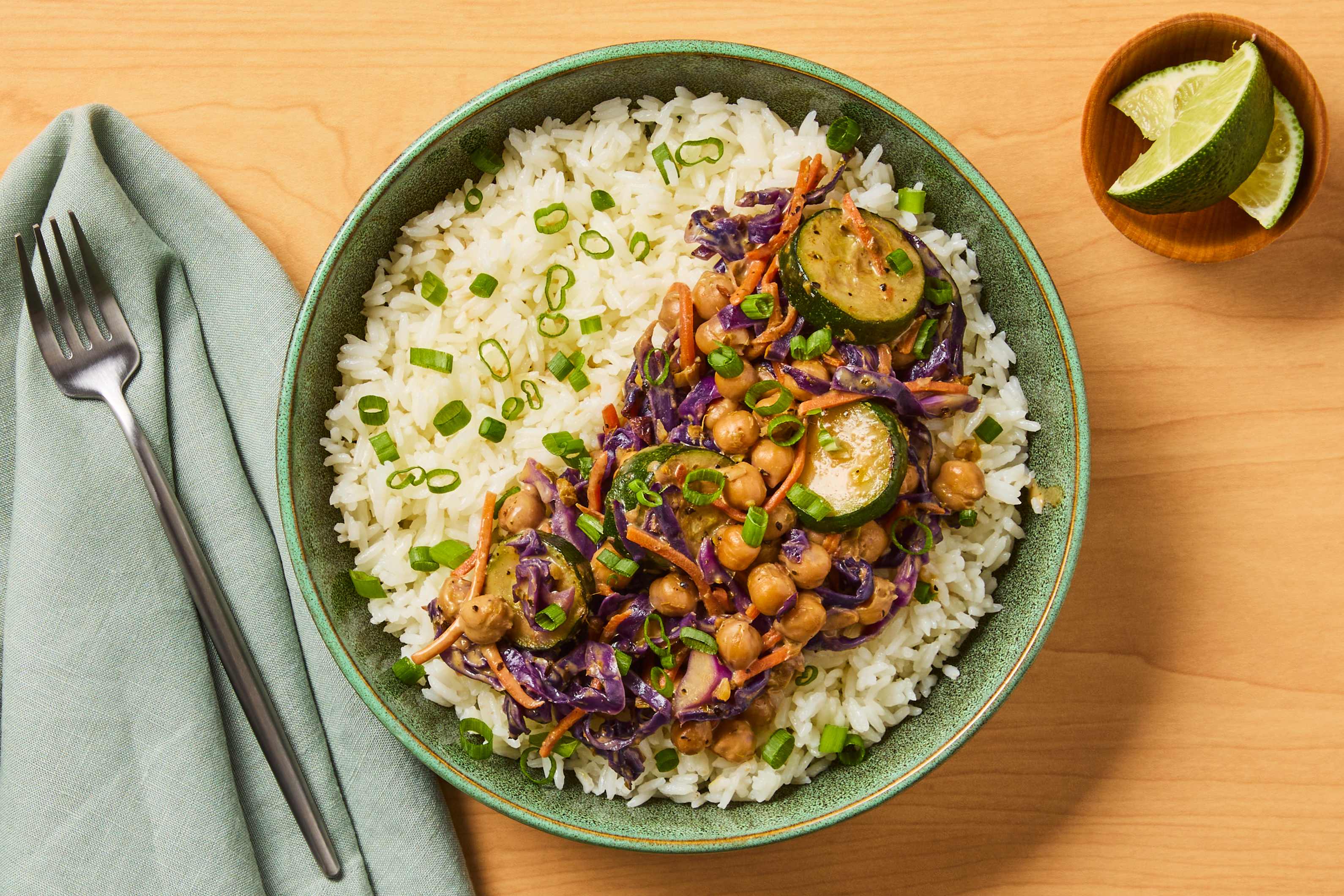 Thai Green Curry with Chicken & Chickpeas