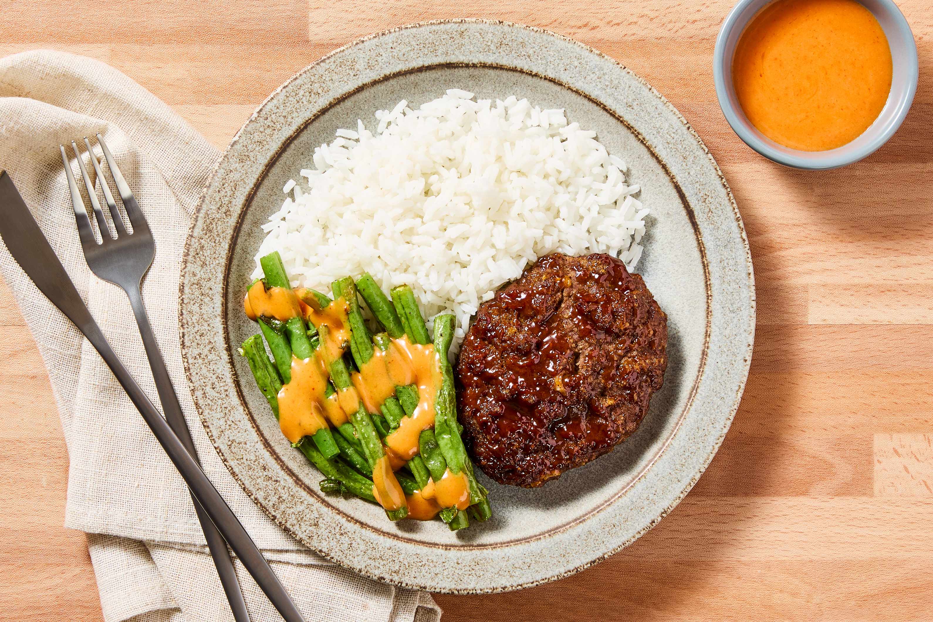 Soy-Glazed Hoisin Meatloaves