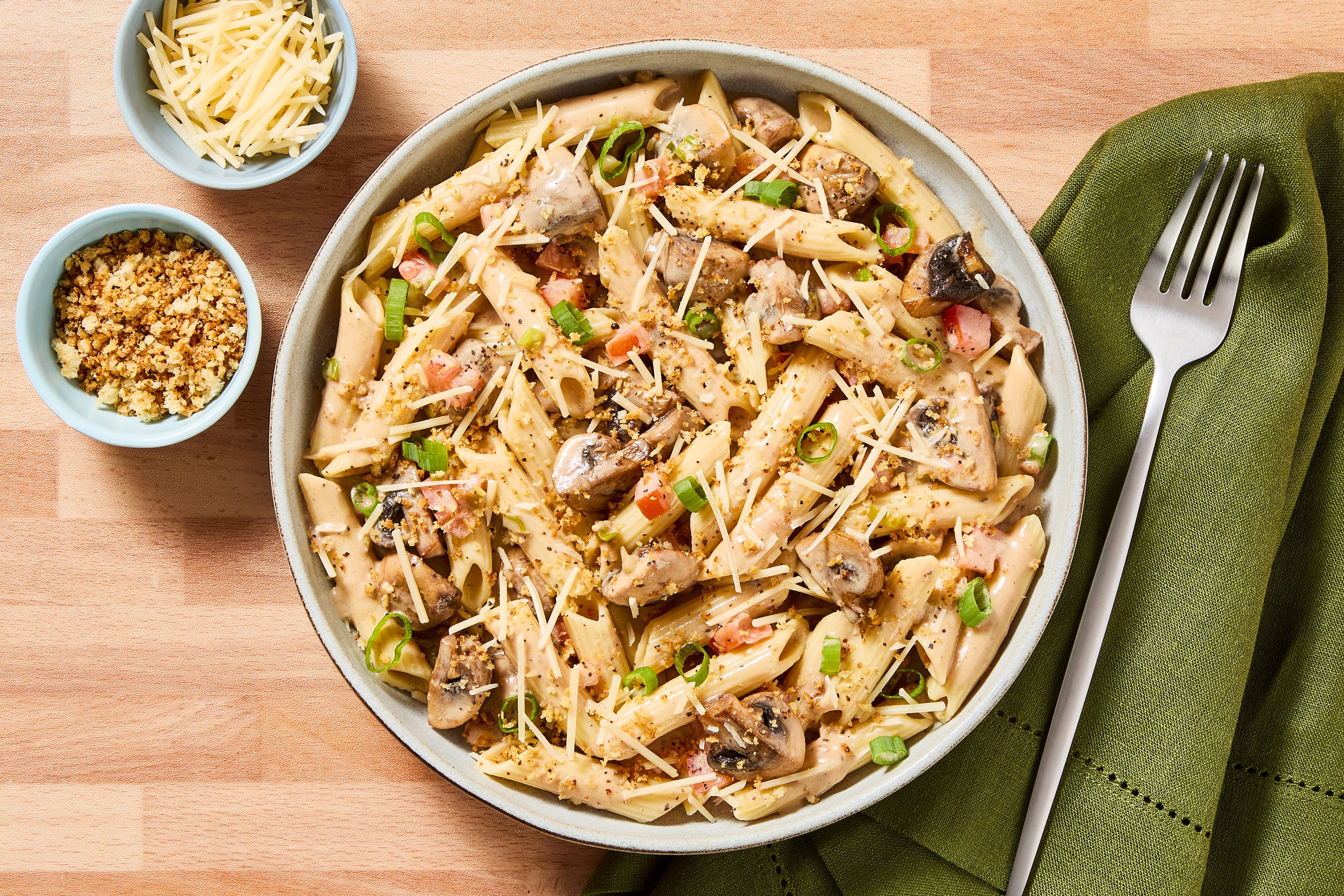 Triple Mushroom Truffle Penne