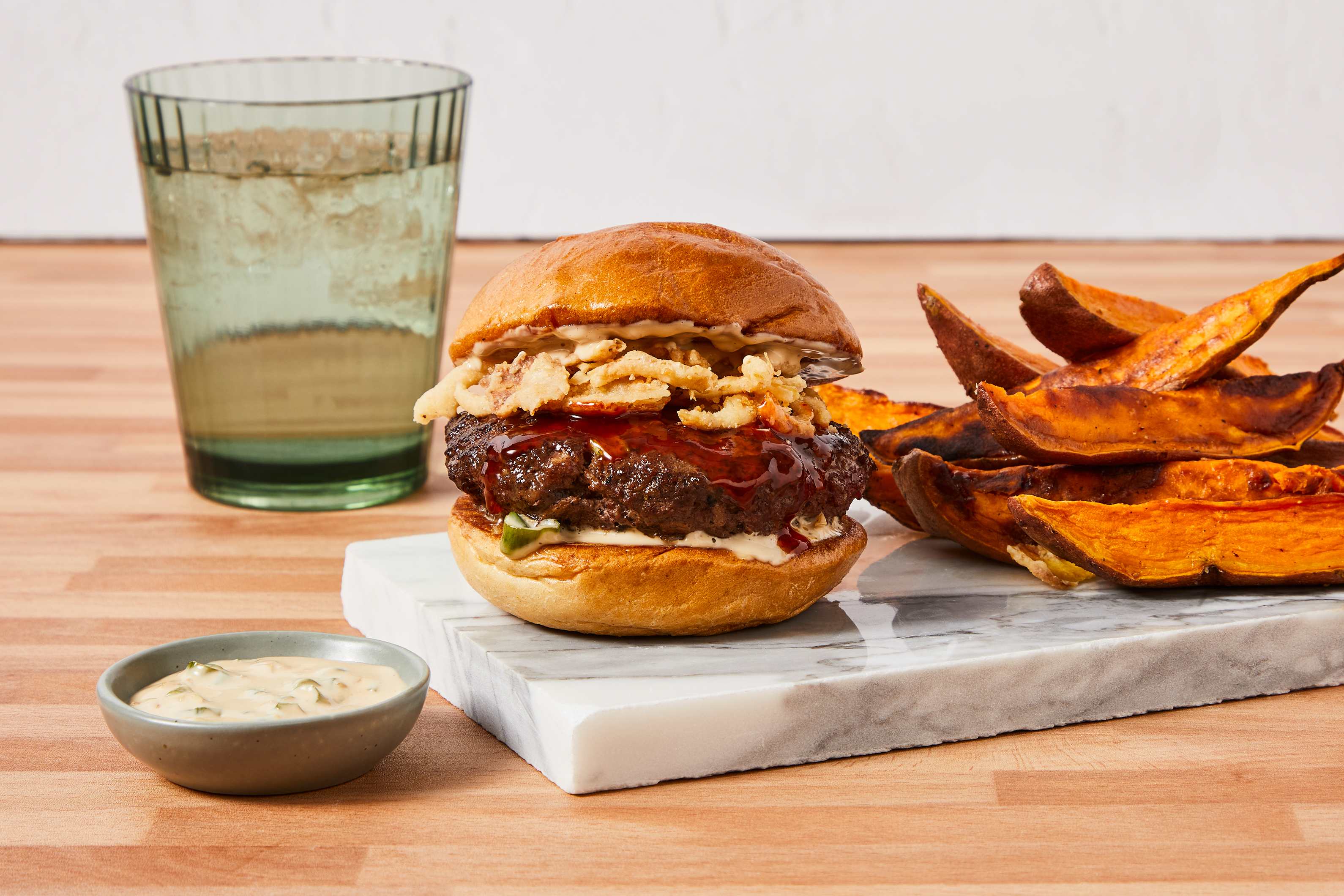 Sweet Thai Chili Bacon Burgers