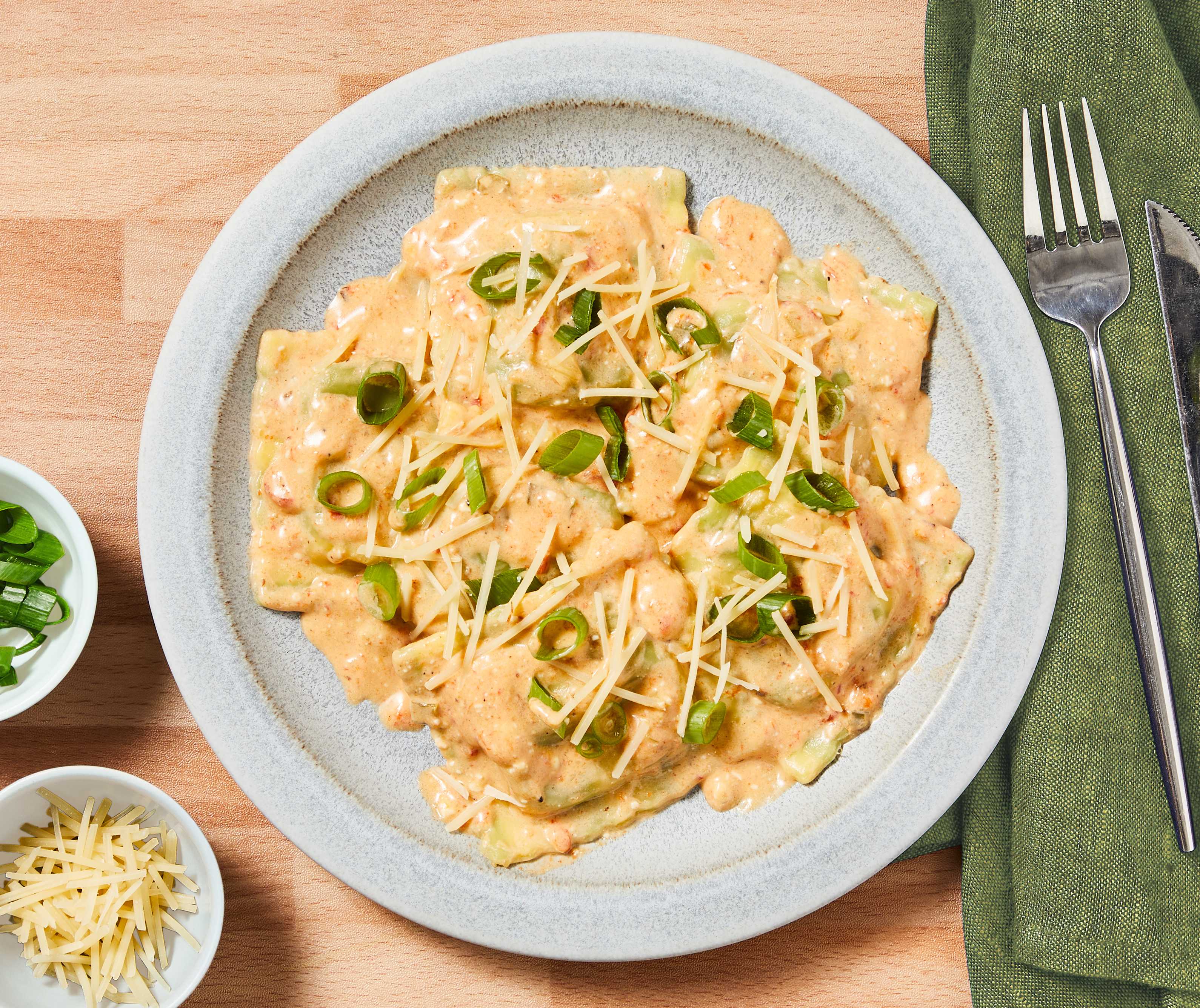 Shrimp & Spinach Ricotta Ravioli