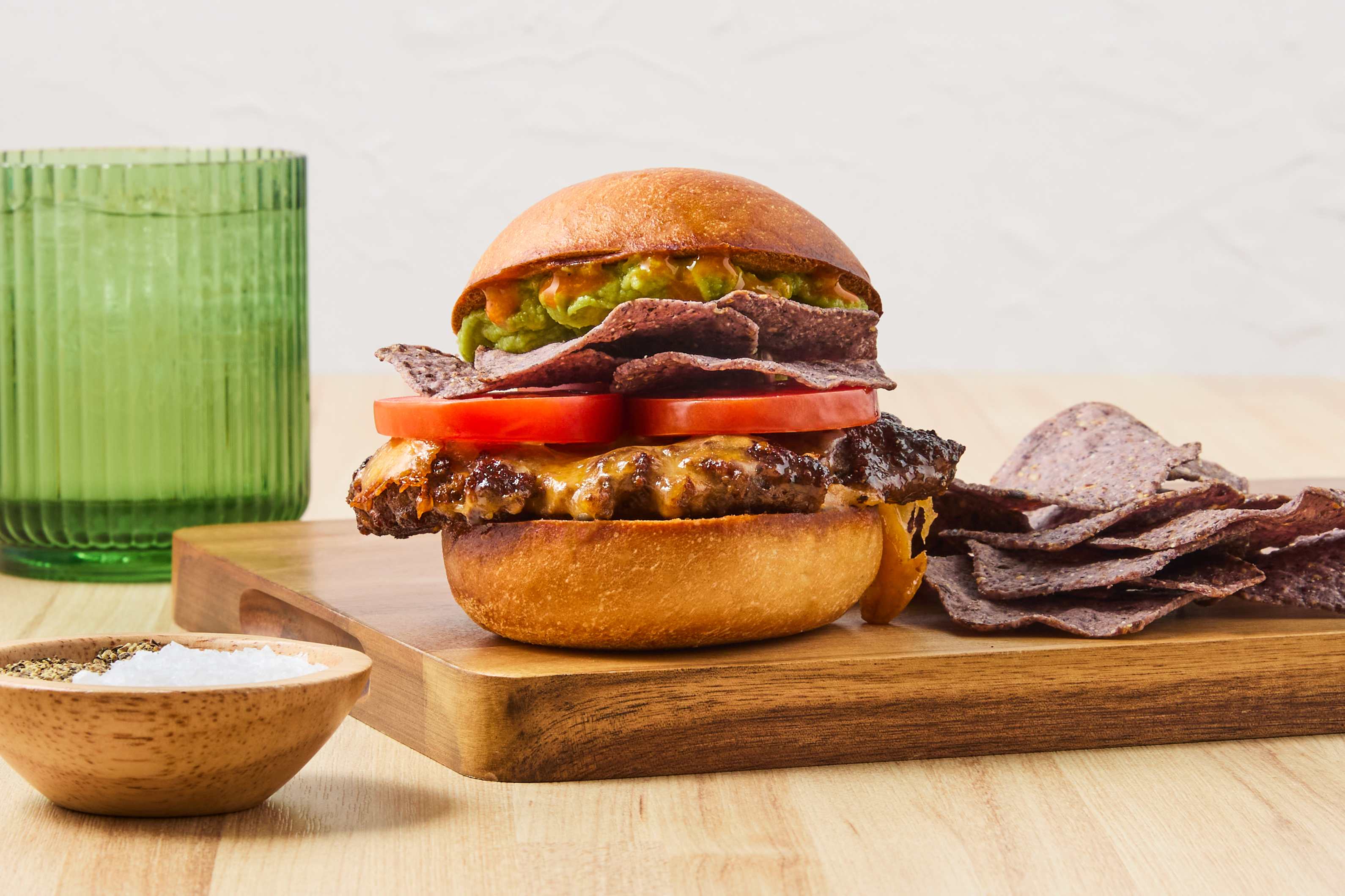 Smashed-in-a-Flash Taco Burgers