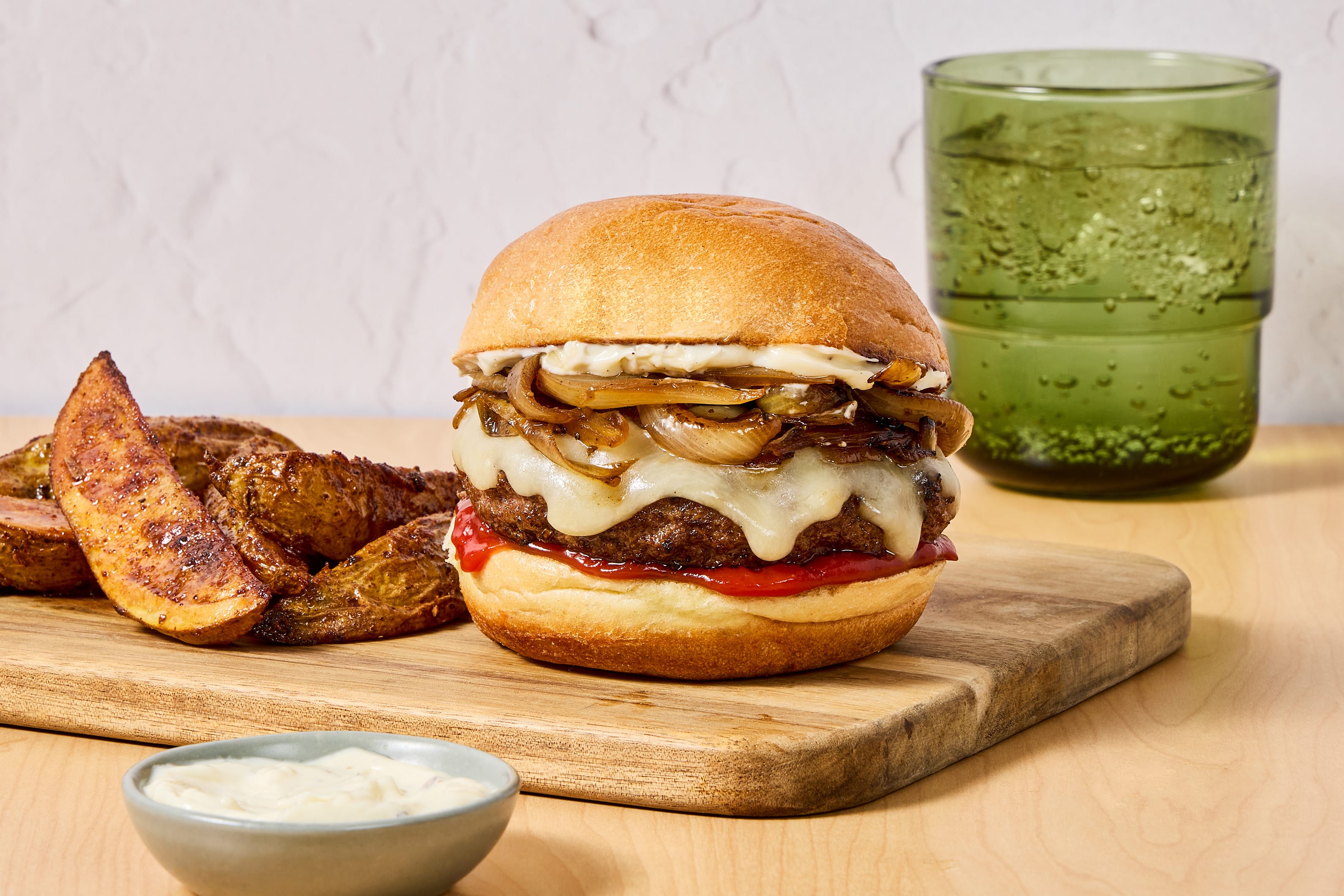 Melty Monterey Jack & Bacon Burgers