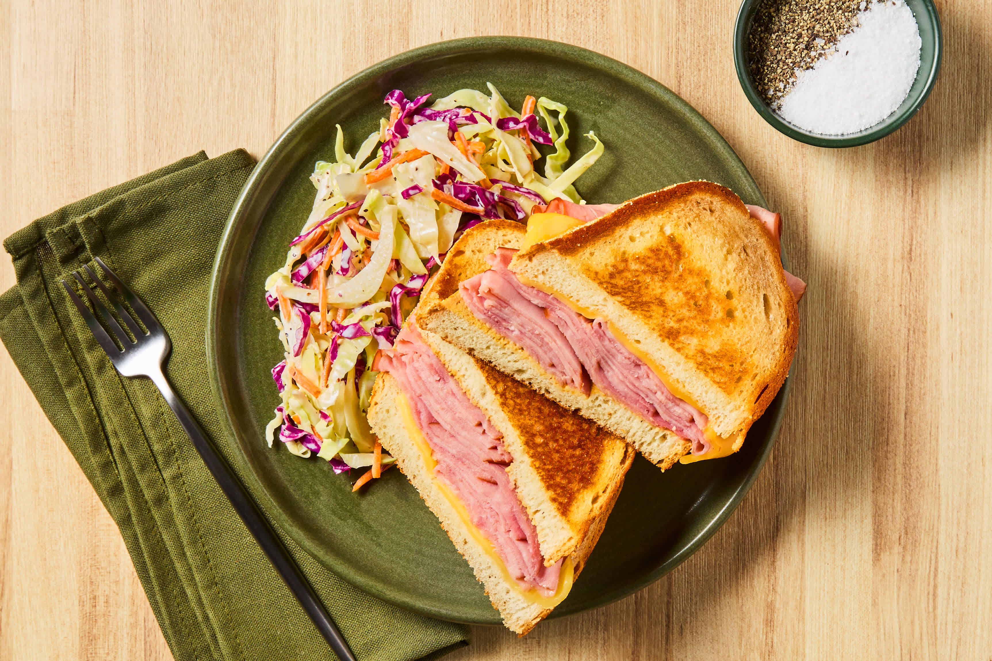 Smoked Ham & Gouda Sourdough Melts