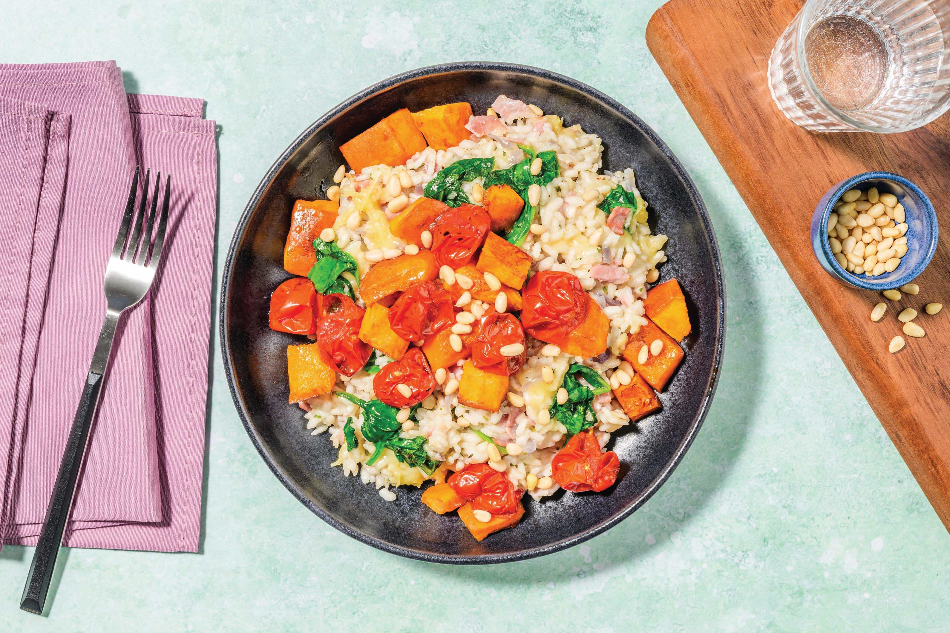 Double Bacon & Pumpkin Risotto