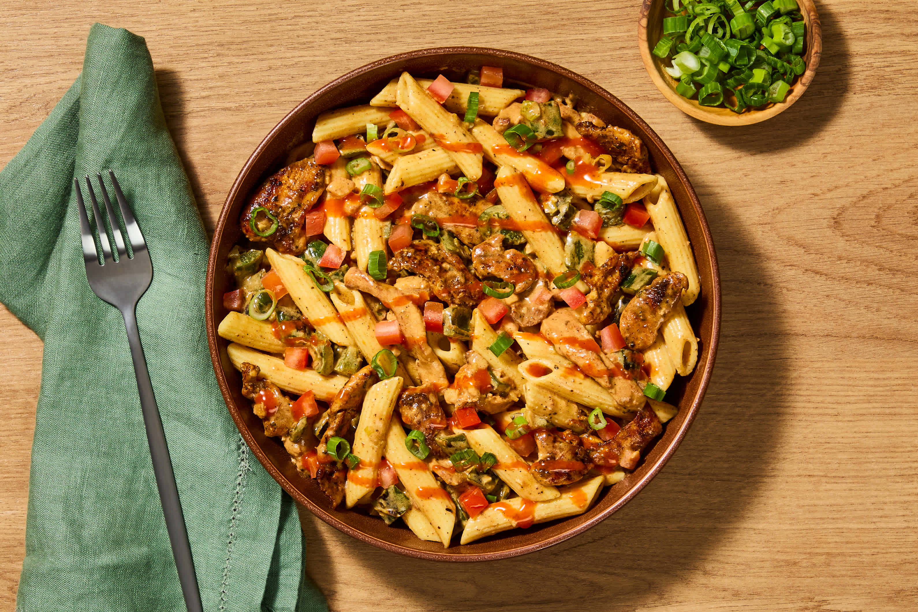 Blackened Shrimp Penne