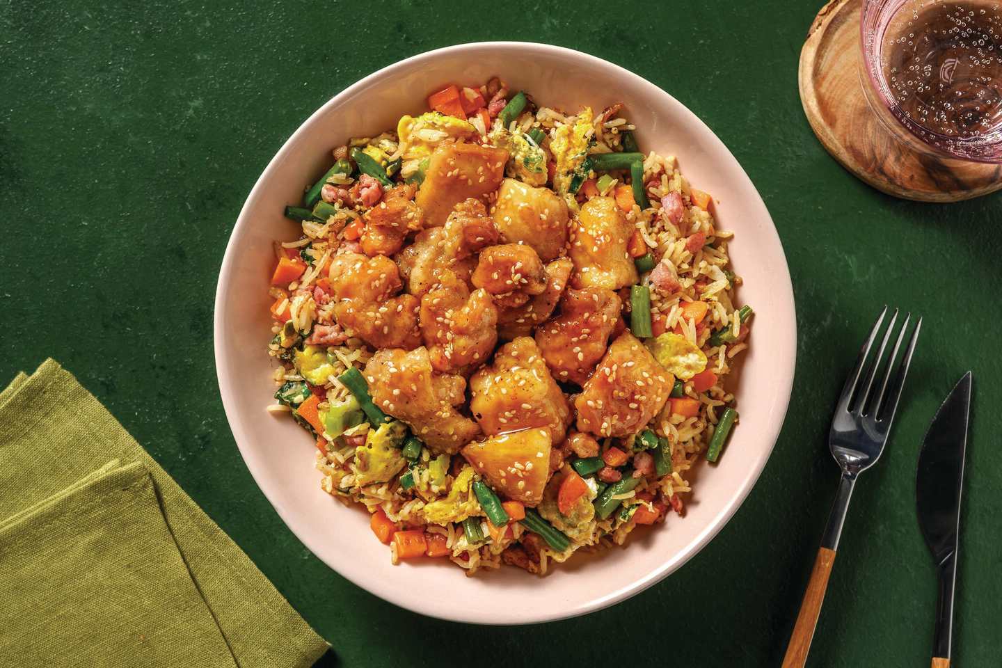 Double Sticky Sesame Lemon Chicken
