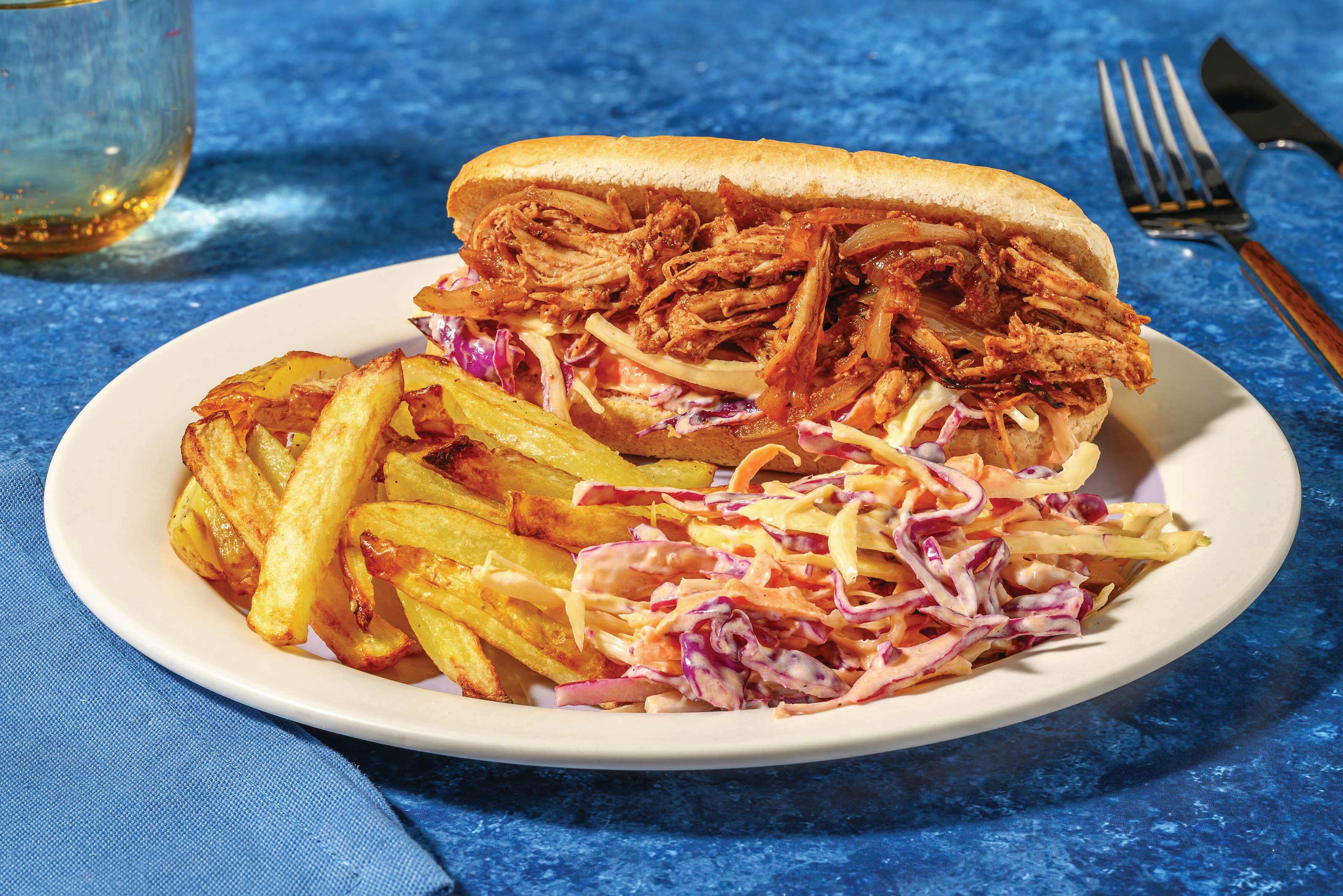 Cheesy Texan-Style BBQ Pulled Chicken Roll