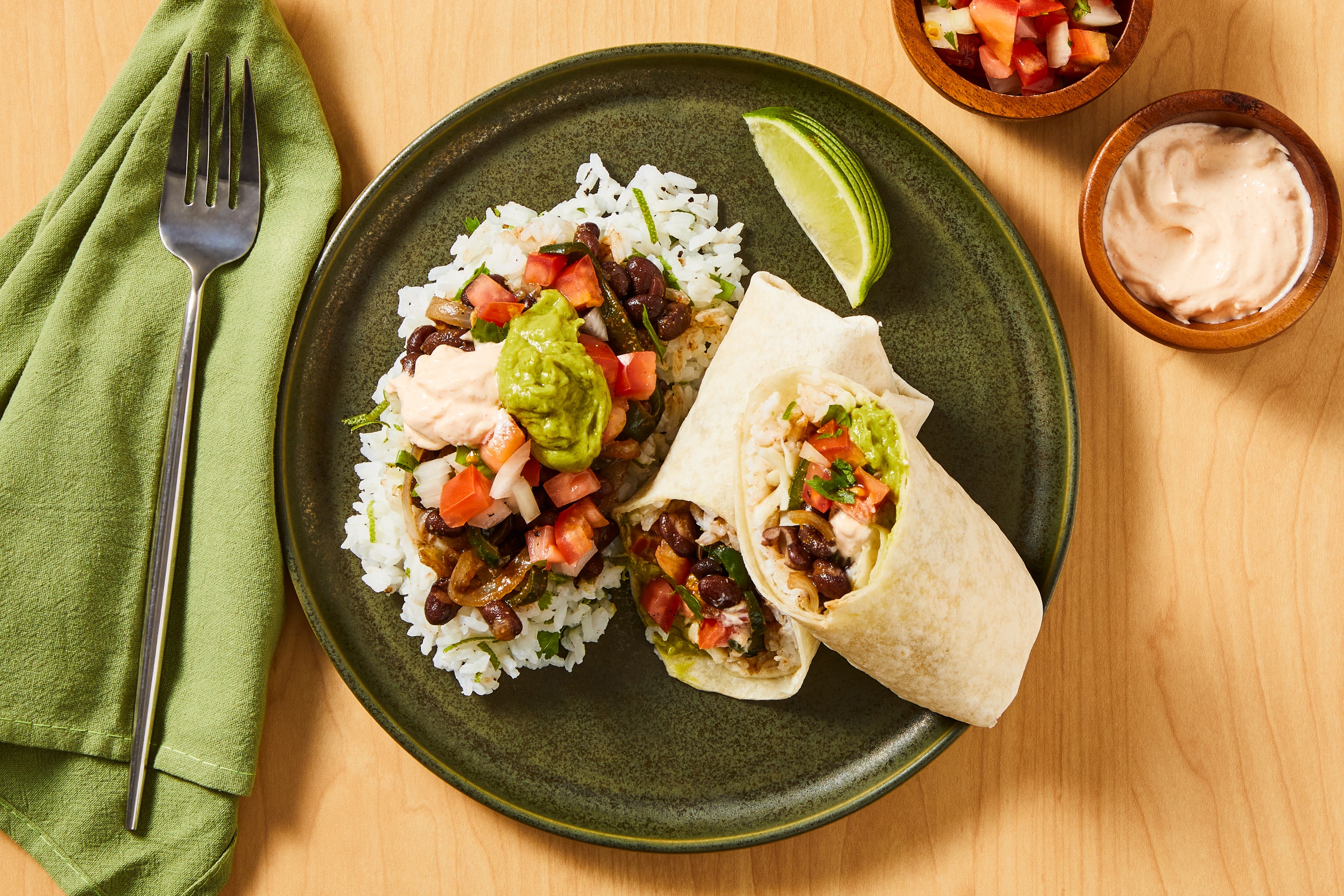 Beef & Black Bean Burritos