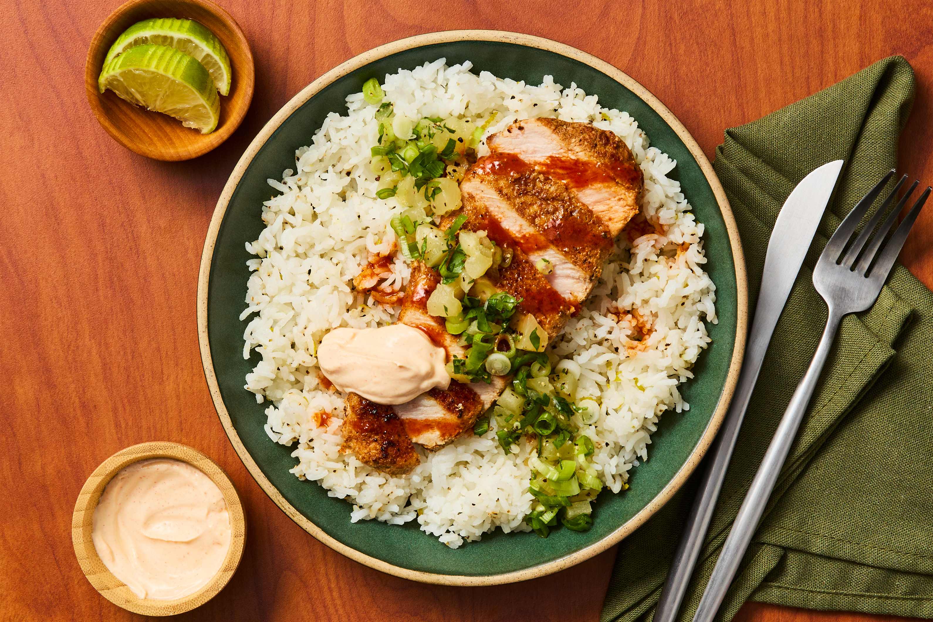 Tex-Mex Chicken with Pineapple Salsa