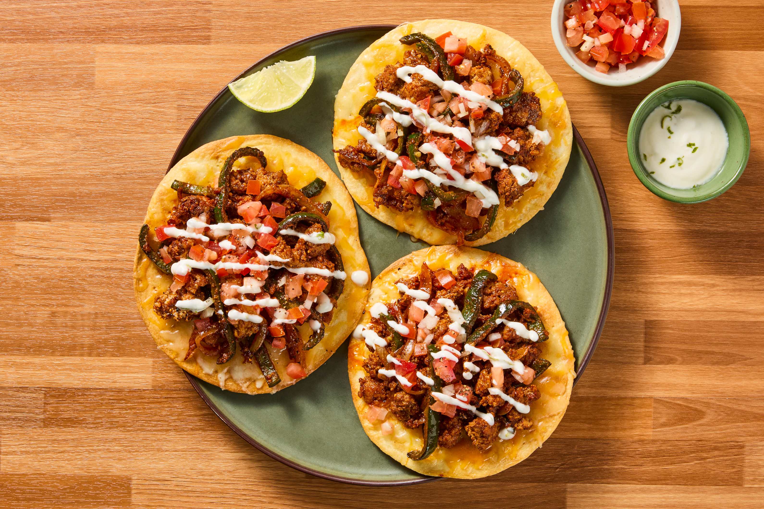 Turkey Tostadas Supremo