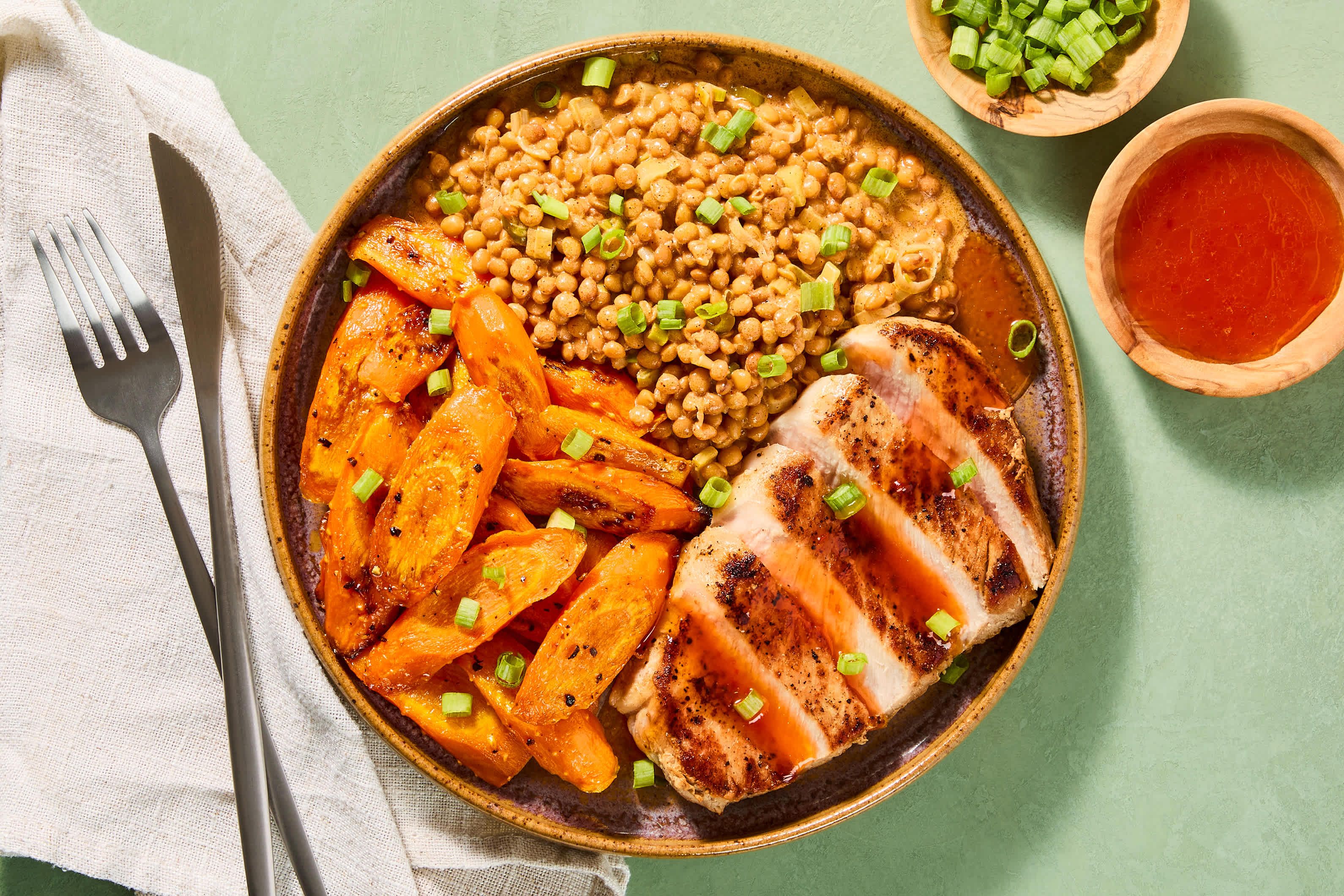 Chicken With Pepper Jam Pan Sauce