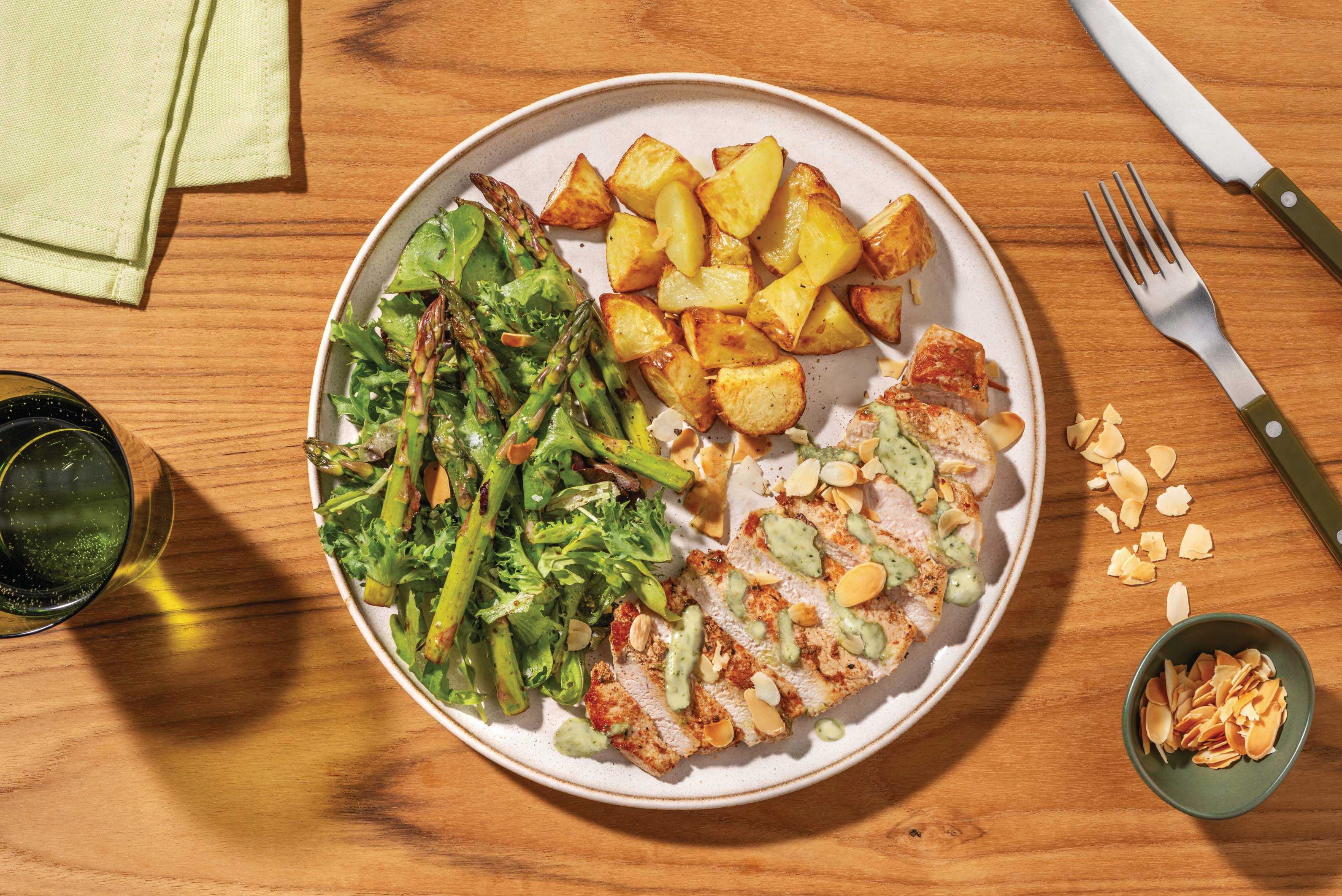 Double Spiced Pork & Garlicky Asparagus Salad - Multi Region 777