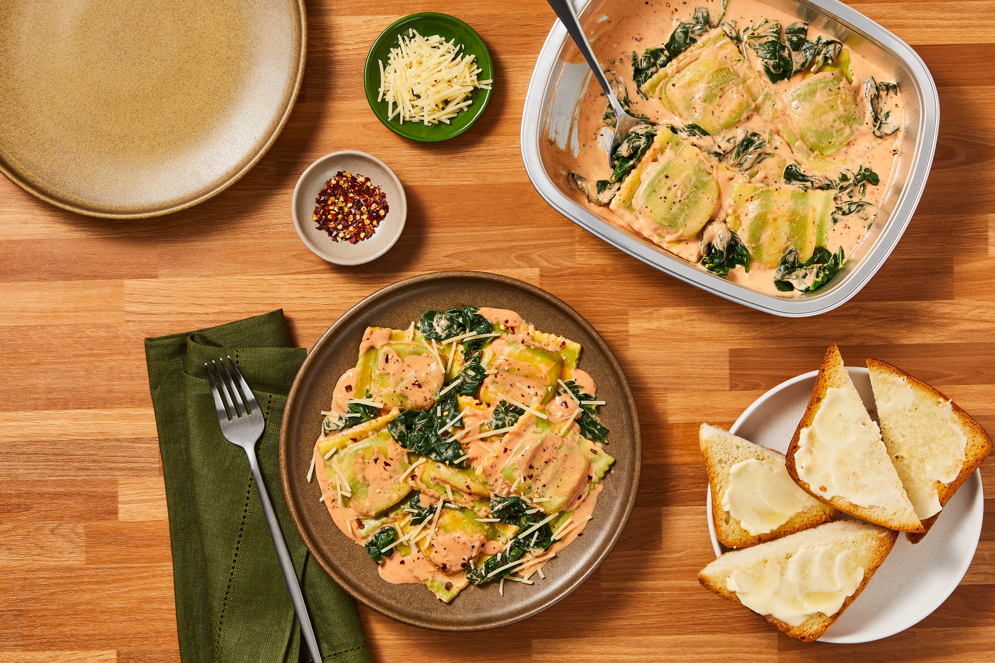 Spinach Ricotta Ravioli
