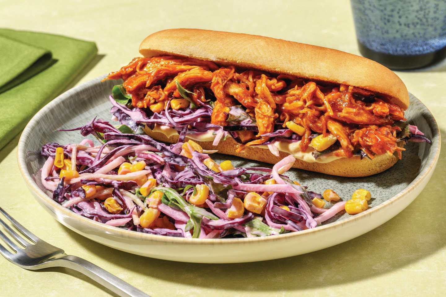 Texan-Style Pulled Chicken Subs