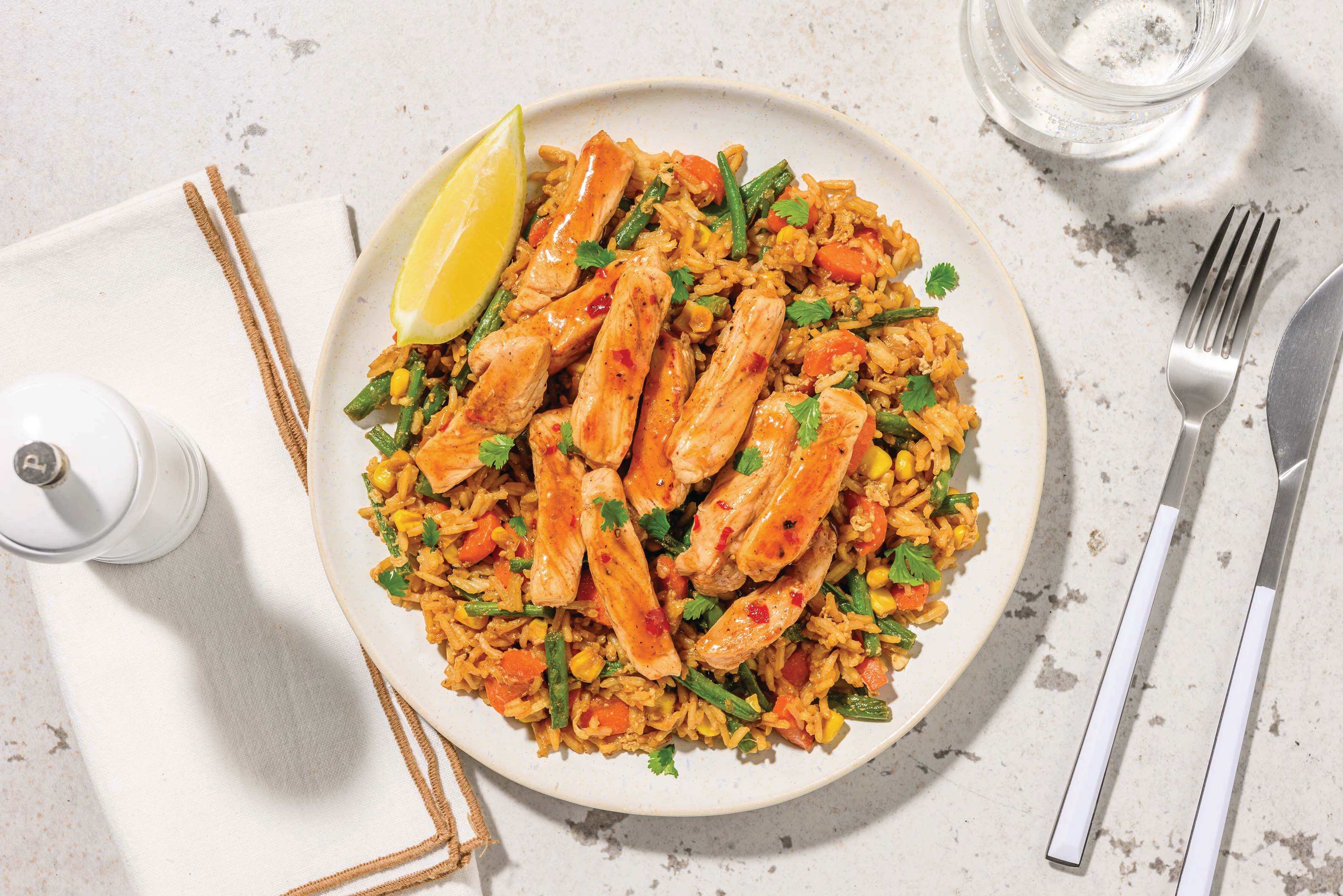 Double Express Lemon & Sweet Chilli Pork