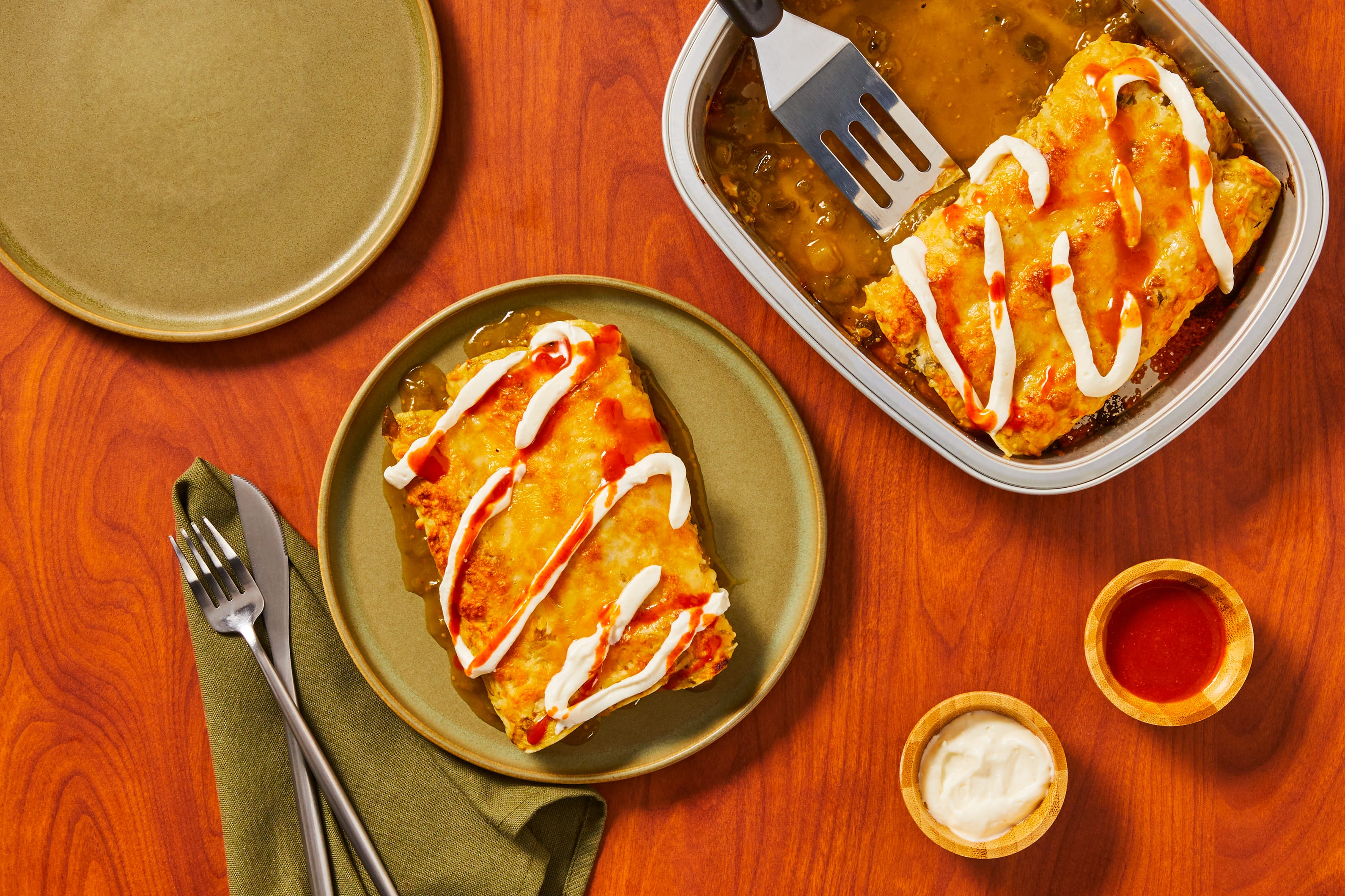 Cheesy Chicken Enchiladas